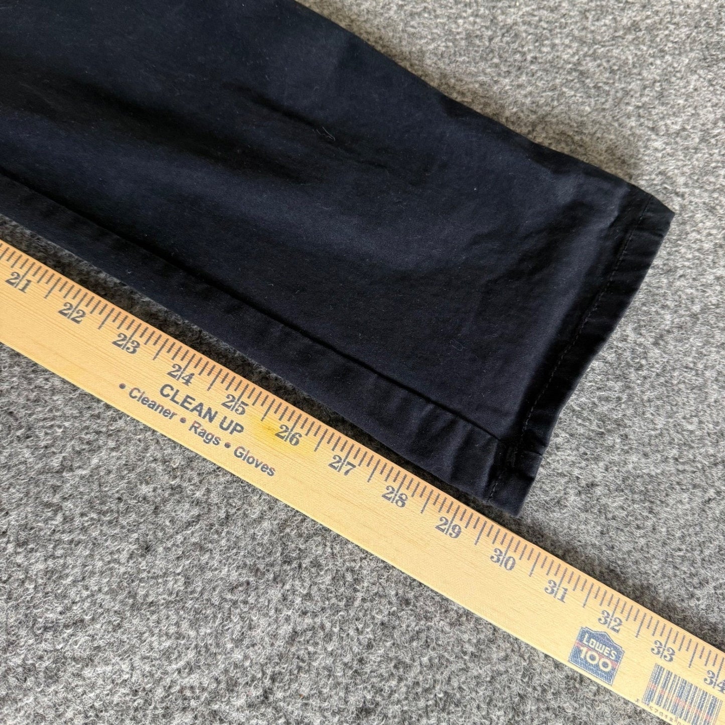 All Saints Stove Lumen Chino Mens Pant Black 32x30 Slim Casual Modern Streetwear