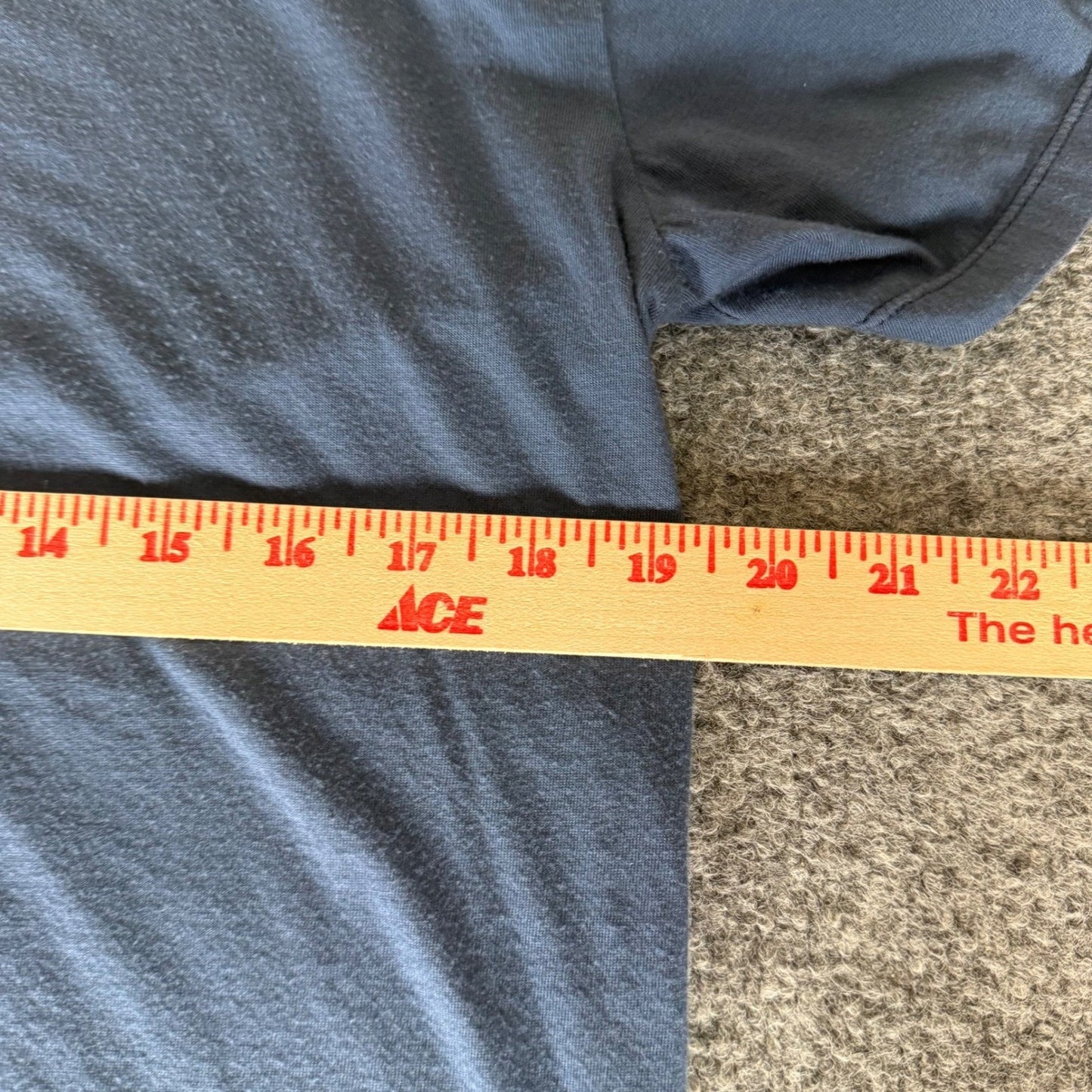 Marine Layer Polo Shirt Mens Medium Blue Short Sleeve Casual Comfort Soft Knit