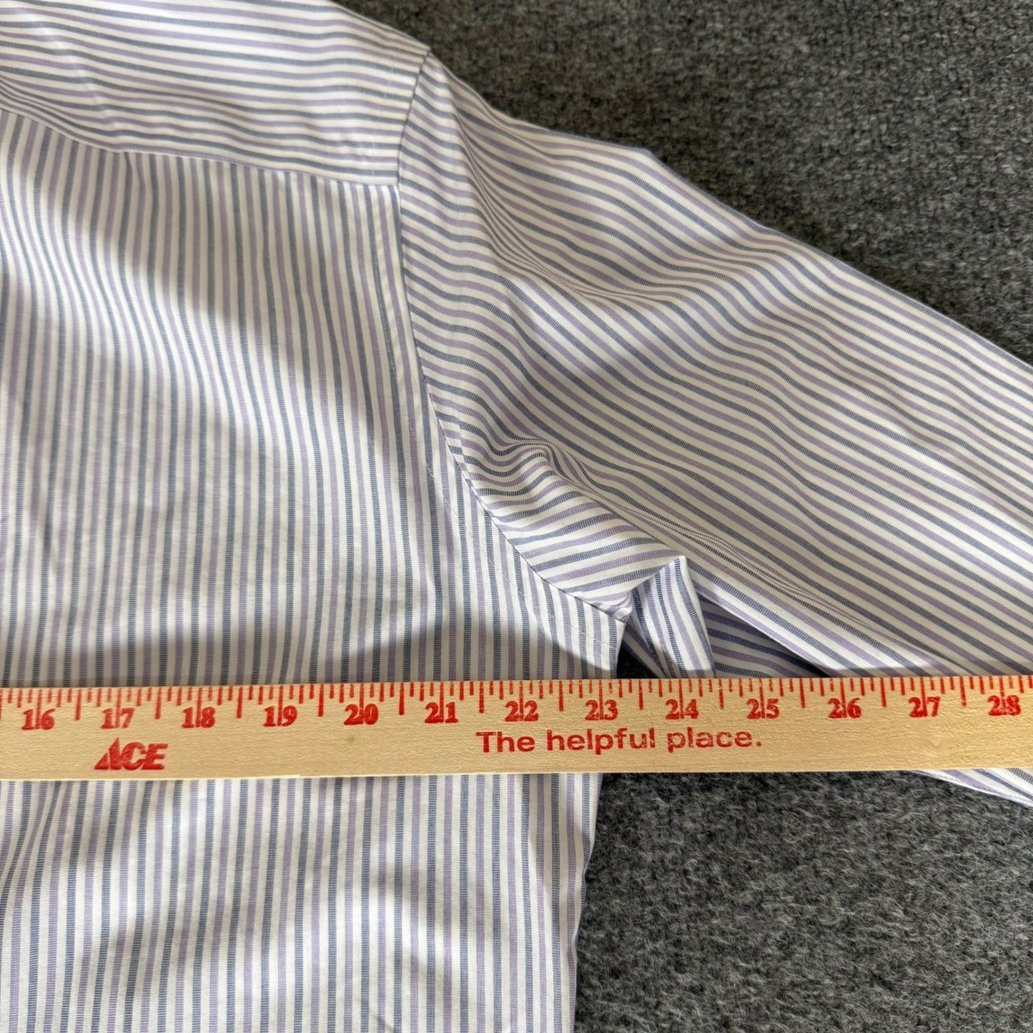 UNTUCKit Mens L Striped Wrinkle Free Cotton Button Up Shirt Long Sleeve Casual