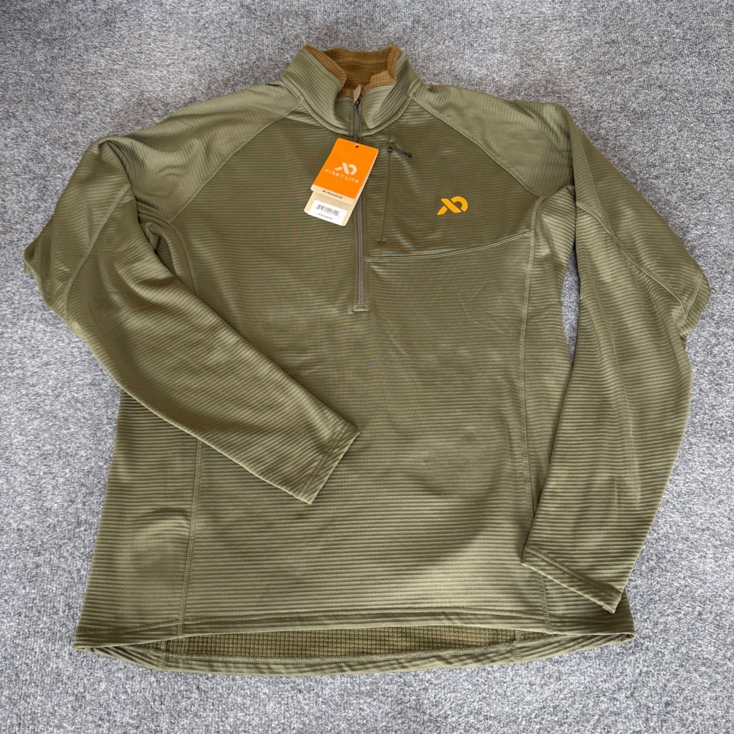First Lite Klamath 1/4 Zip Fleece Pullover Mens XL Conifer Green Hunting Outdoor