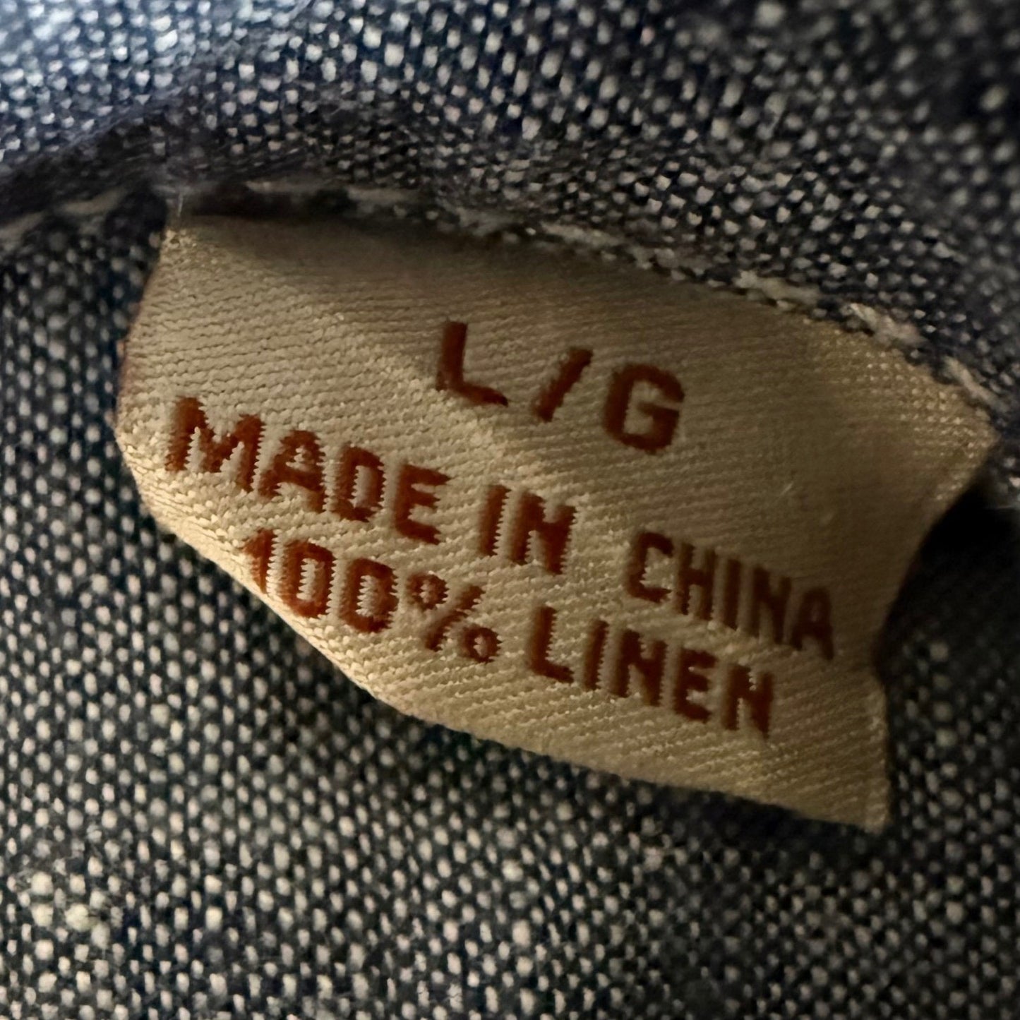 Tommy Bahama Linen Shirt Mens Large Blue Short Sleeve Button Up Casual Resort