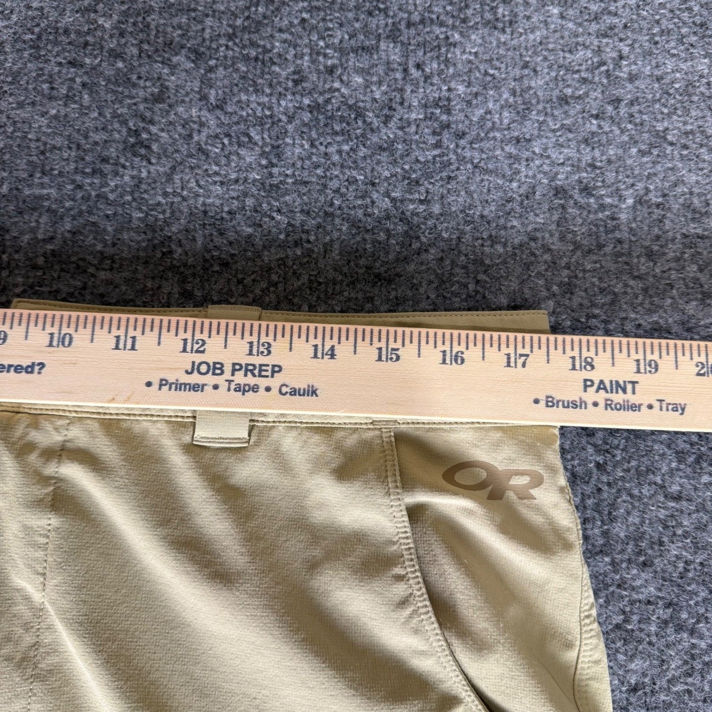 Outdoor Research Hiking Short Mens 34 (35) Tan Outdoor Trail Performance Stretch