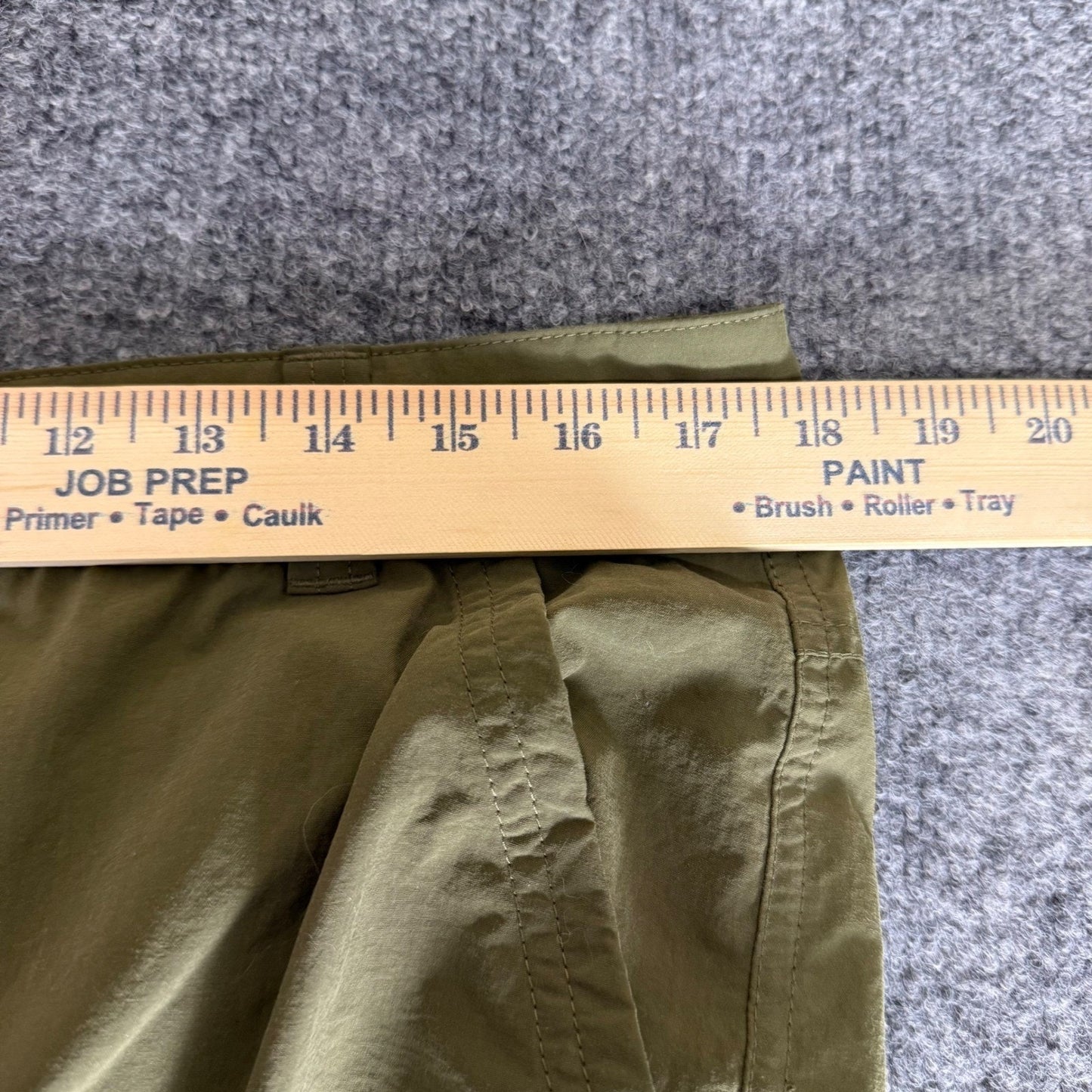 REI Co-Op Sahara Convertible Hiking Pants Mens 36x30 (34x29) Green Outdoor Trek