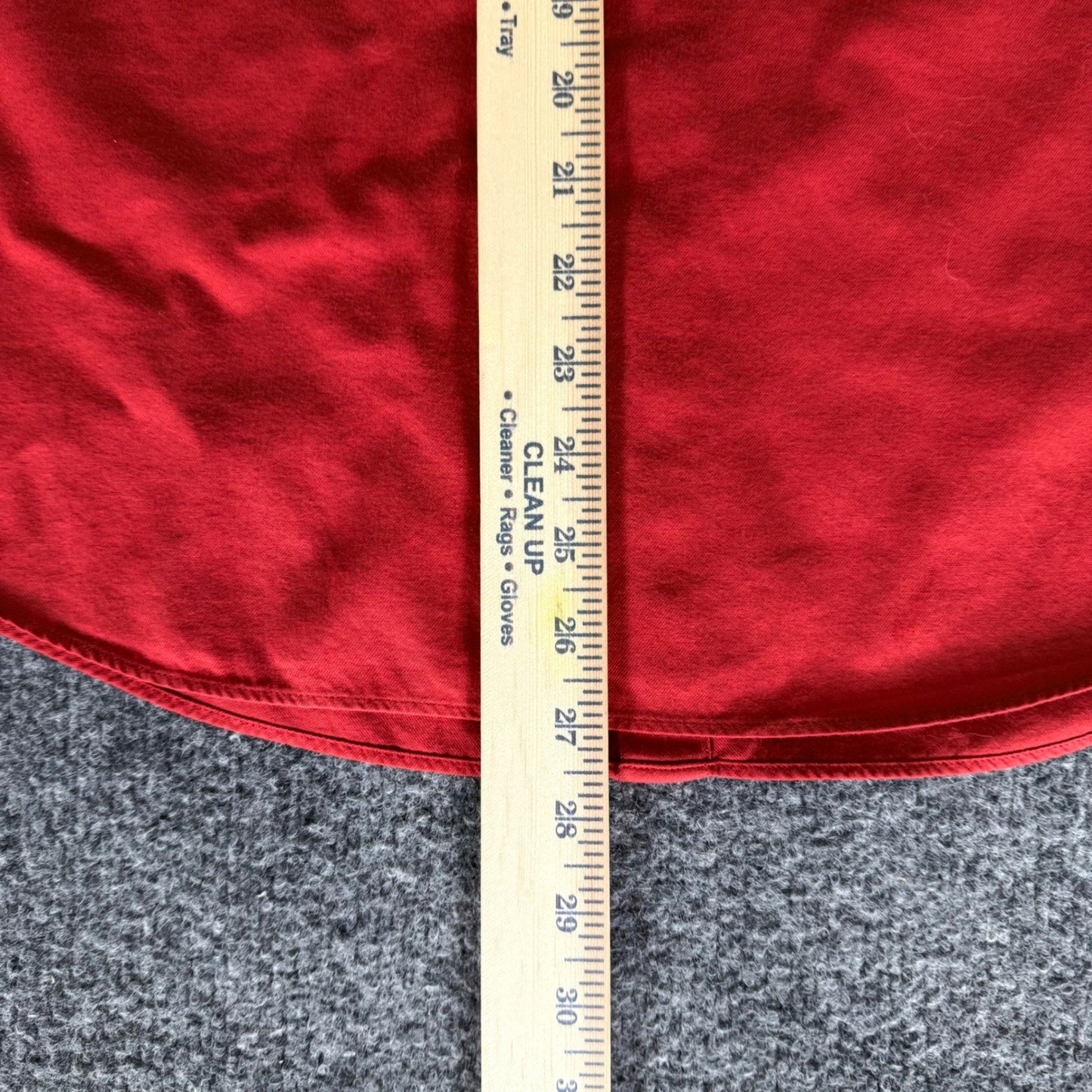 UNTUCKit Mens Red Cotton Button Up Shirt Medium Short Sleeve Casual Office