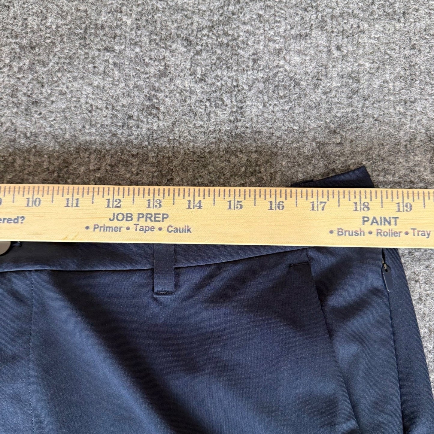 Lululemon ABC Shorts Mens 36 Navy Blue Chino Casual Golf Stretch Preppy Comfort