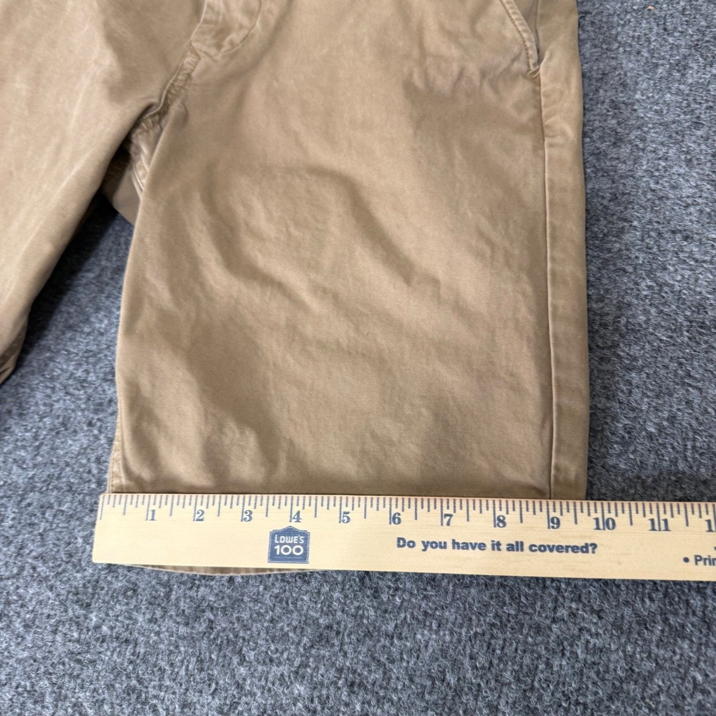Bonobos Chino Shorts Mens 31 Tan Khaki Cotton Casual Flat Front Summer Classic