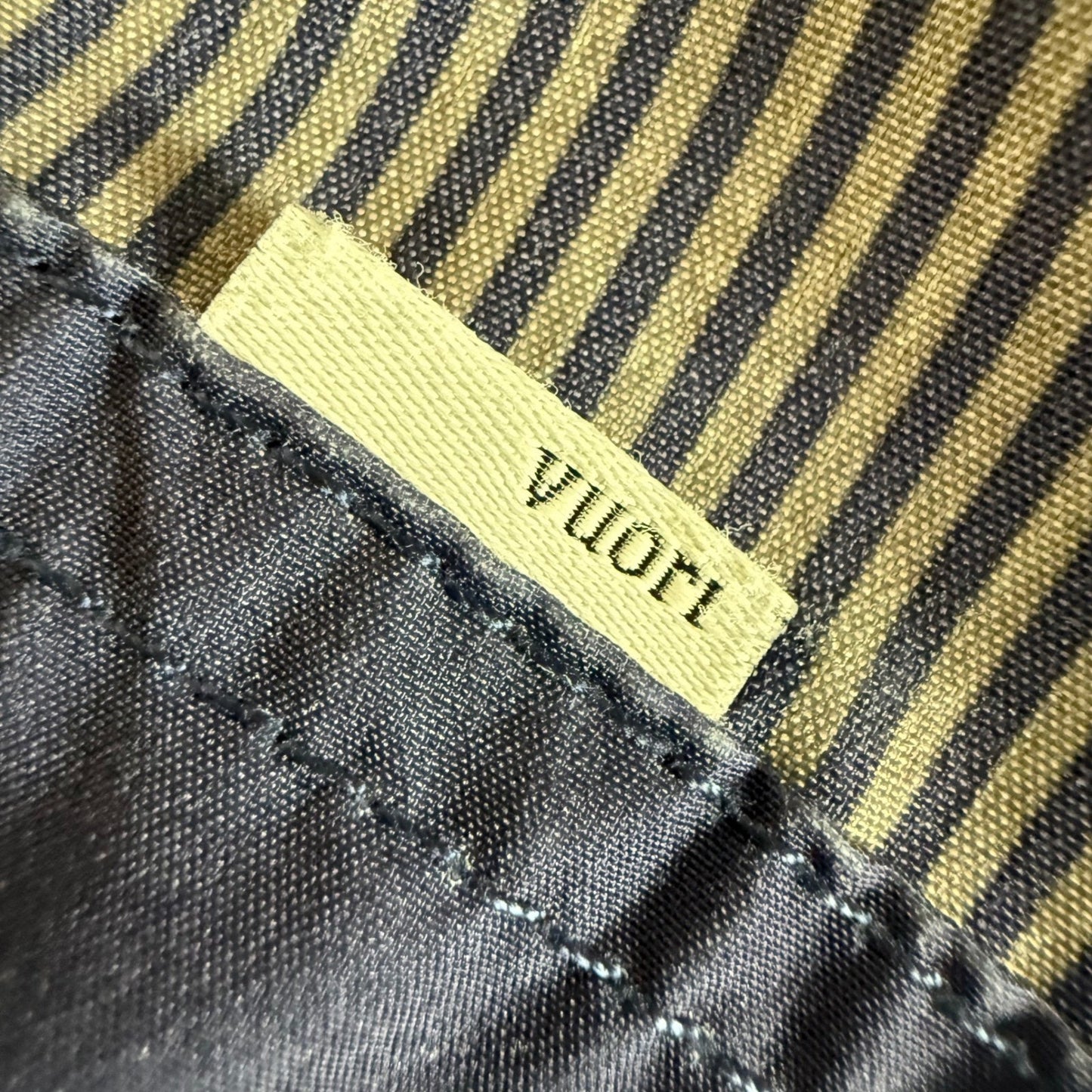 Vuori Kore Shorts Mens 32 Blue Striped Lined Athletic Gym Training Workout Run