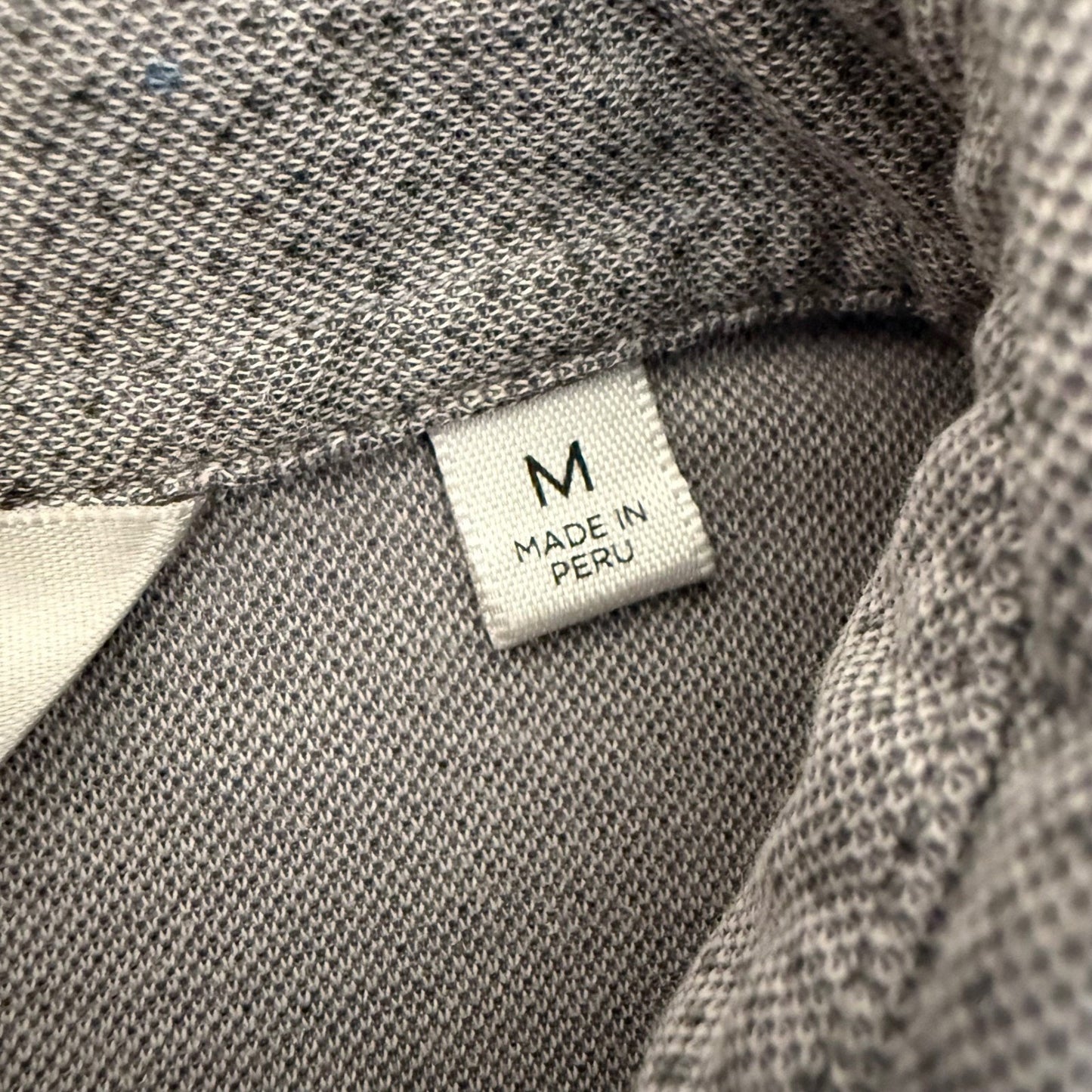Travis Mathew Golf Polo Heather Gray Performance Casual Shirt Mens Medium