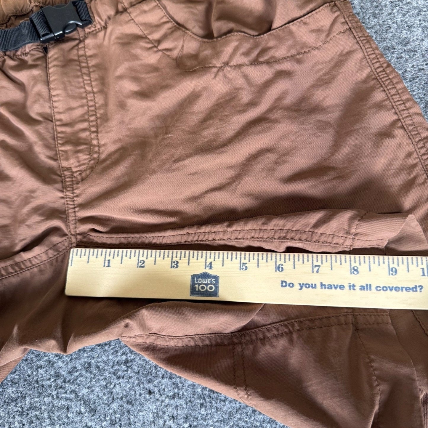KAVU Hiking Shorts Mens Small Brown Outdoor Trail Quick Dry Active Trail Casual