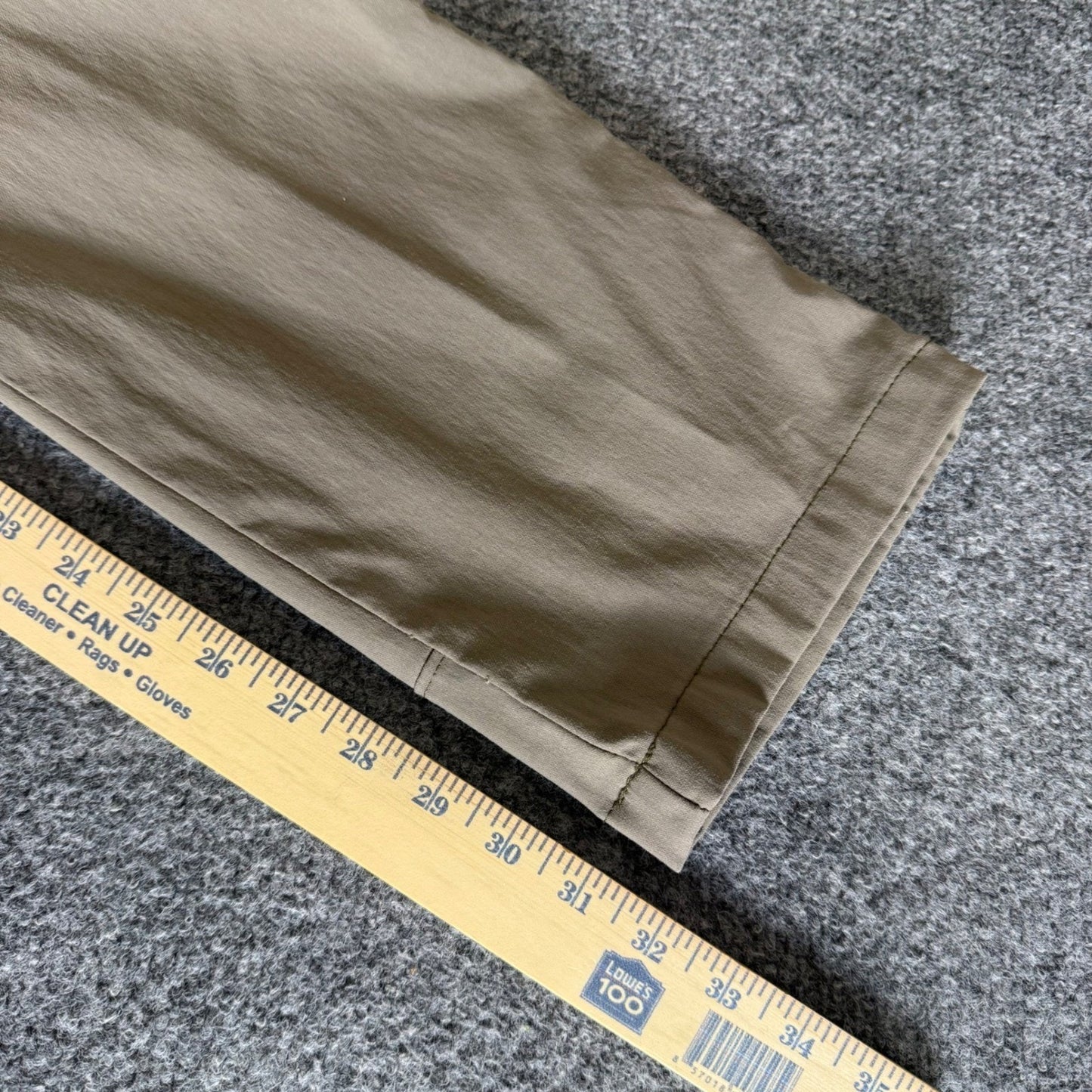 Wrangler ATG Mens 34x32 Tan All Terrain Gear Pant Outdoor Hiking Utility Stretch