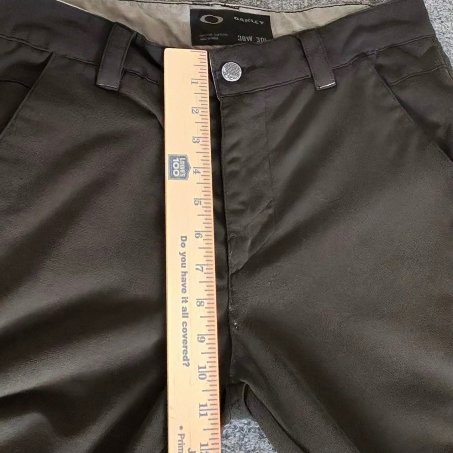 Oakley Pant Mens 30x30 (Fits 32x30) Green Golf Chino Stretch Performance Comfort