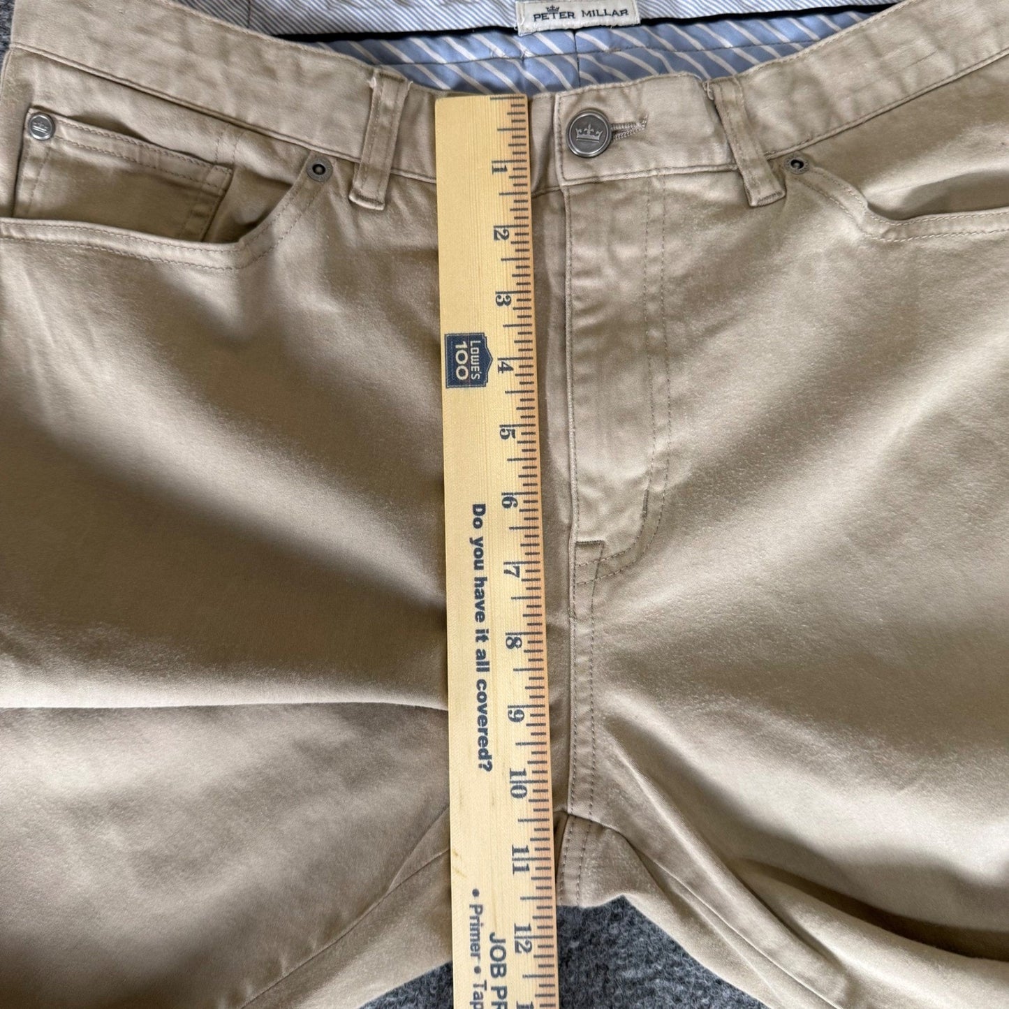 Peter Millar Ultimate Sateen Mens 5 Pocket Pants 34x29 Stretch Casual Golf Chino