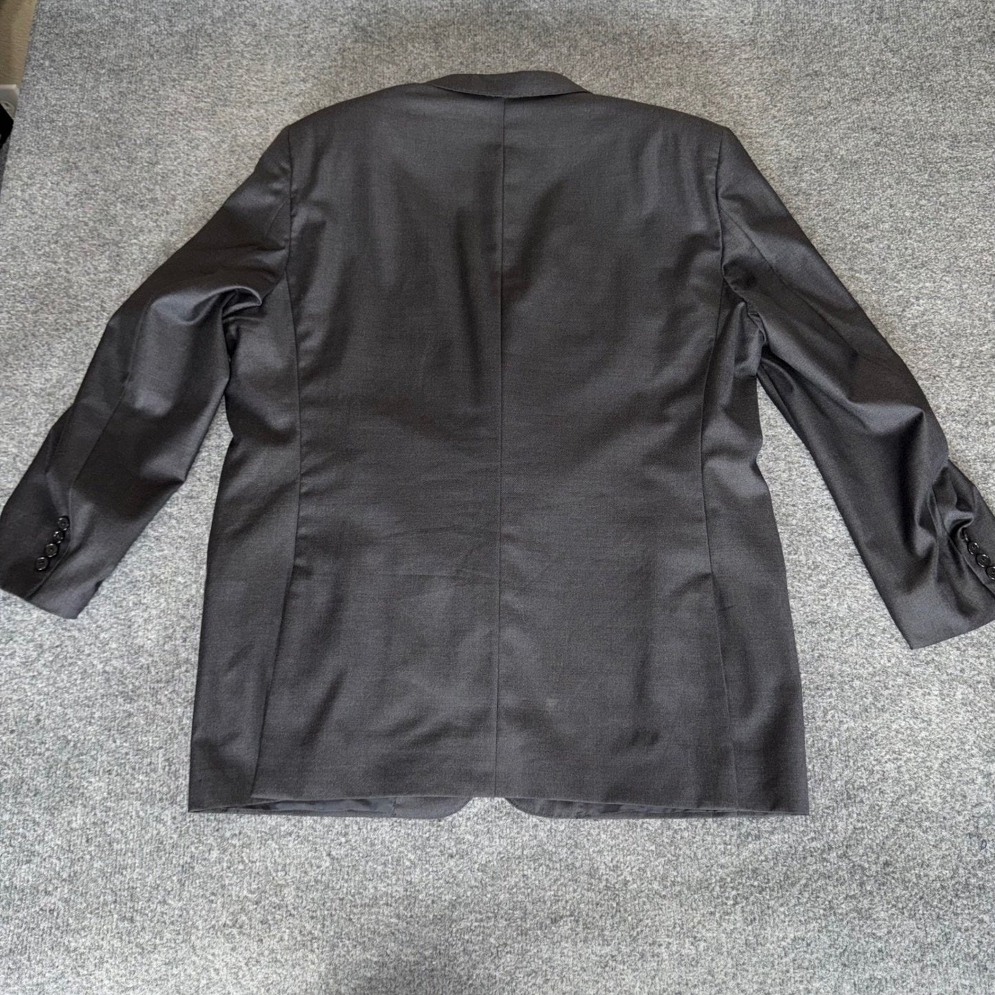 Hickey Freeman Loro Piana Tasmanian Super 150's Blazer Mens 46R Gray Wool Coat