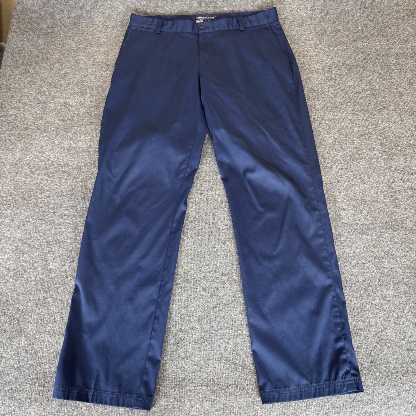 Nike Golf Dri-FIT Pants Mens 34x32 Blue Performance Stretch Athletic Lightweight