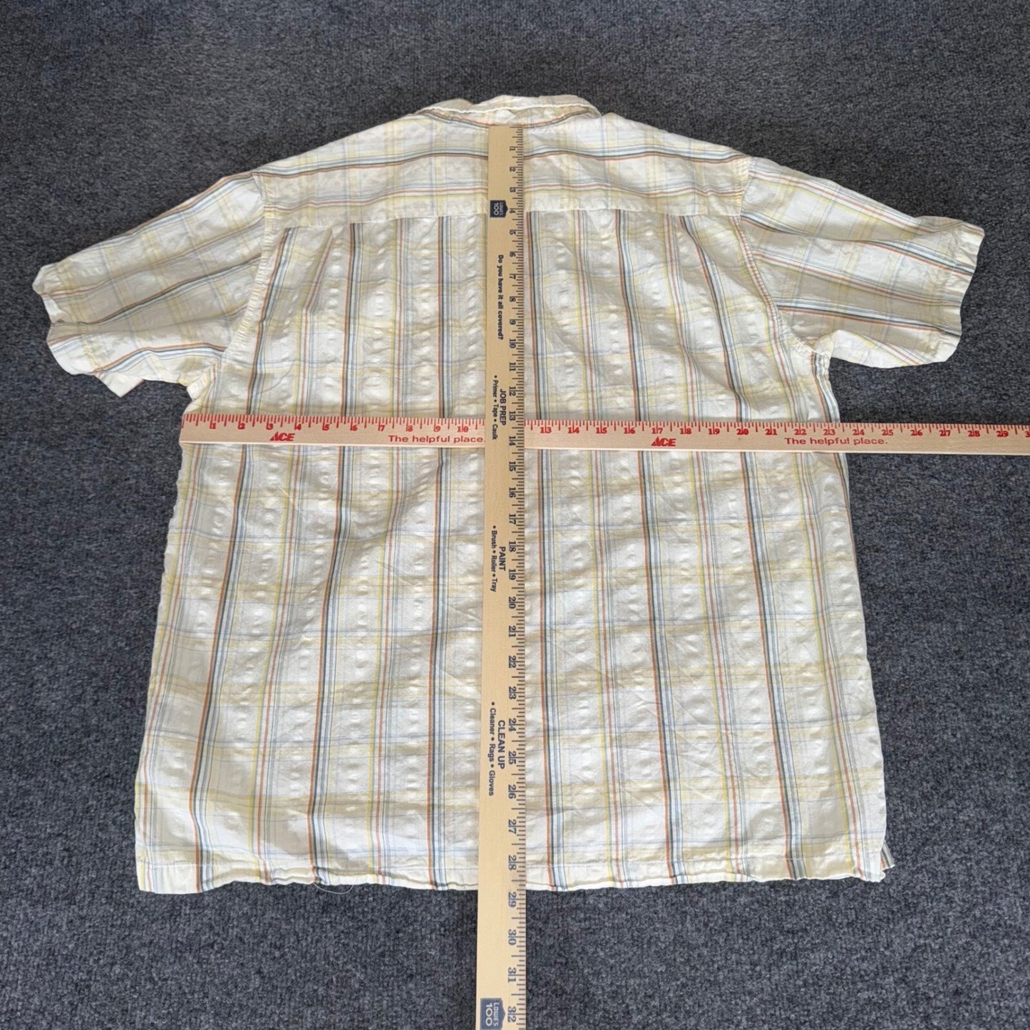 Columbia Plaid Shirt Men Large Short Sleeve Button Up Casual Outdoor Lightweight