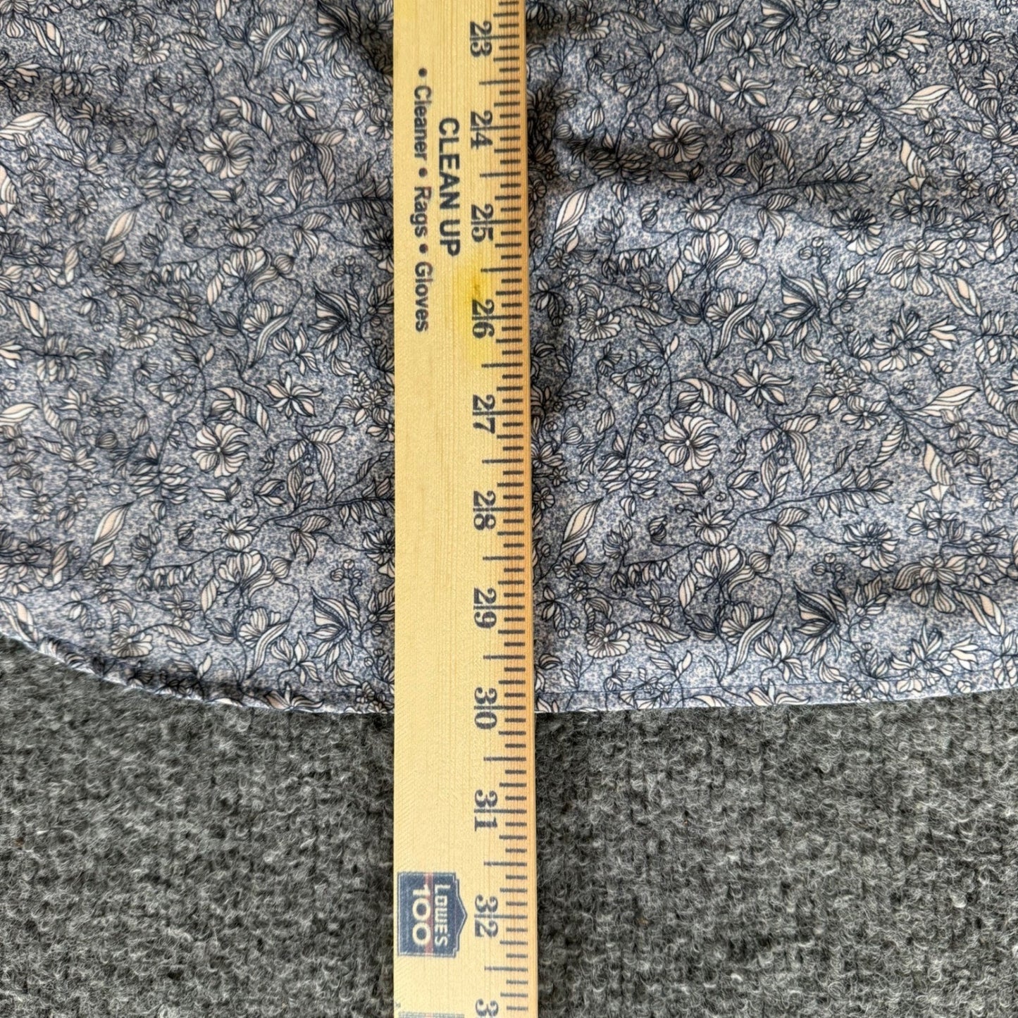 7 Diamonds Shirt Men L Blue Floral Short Sleeve Button Down 4 Way Stretch Casual