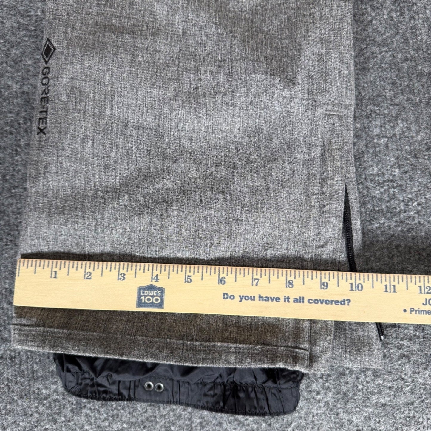 Burton Snowboard Pants Mens Medium 36x32 Gray Heather Waterproof Ski Snow Winter