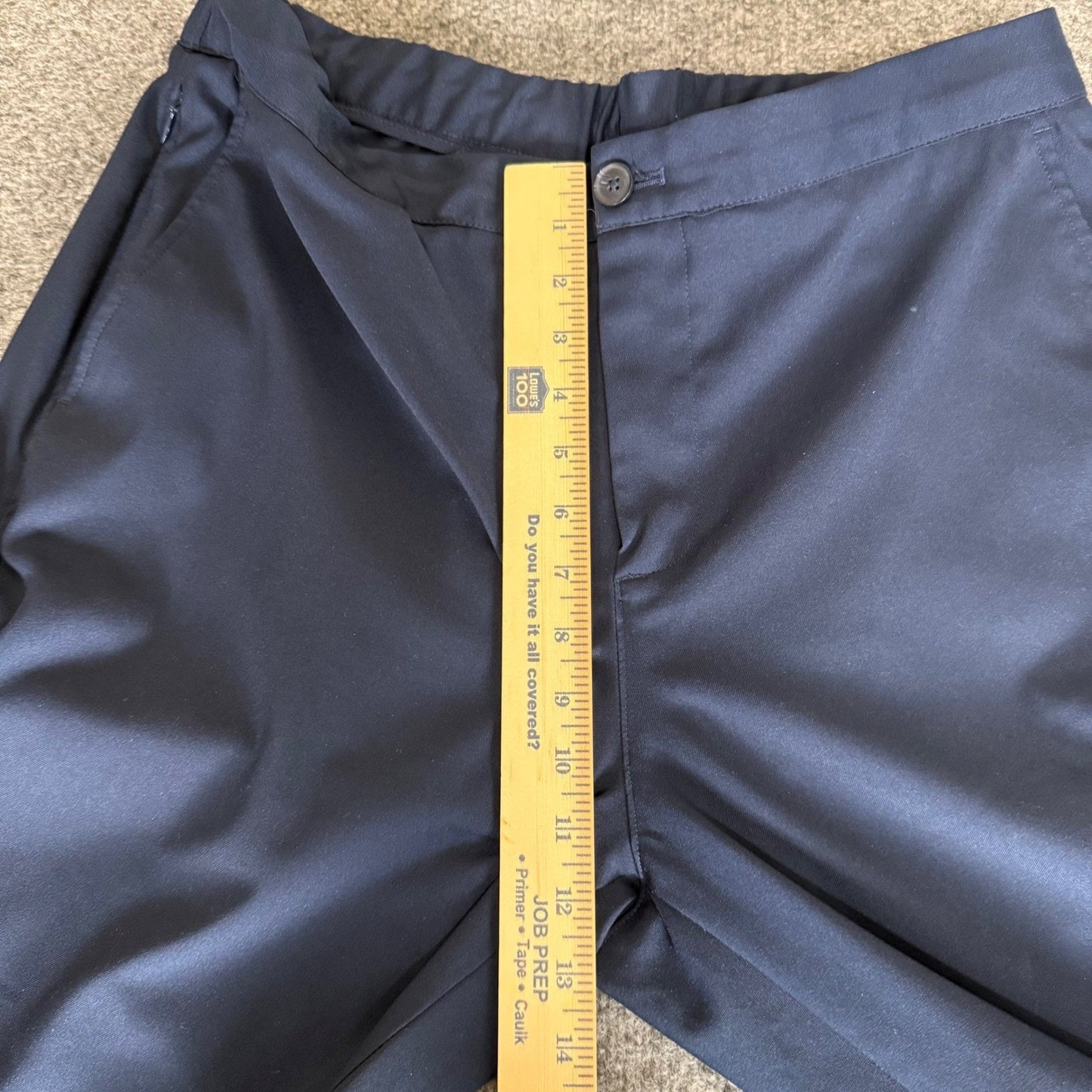 Mizzen+Main Pants Mens XL 36x30 Navy Blue Athletic Pants Joggers Ankle Split