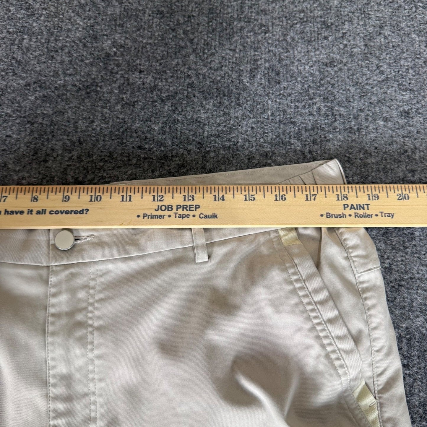 Jack Archer Jetsetter Pants Mens 36x30 Stone Khaki Chino Office Travel Casual