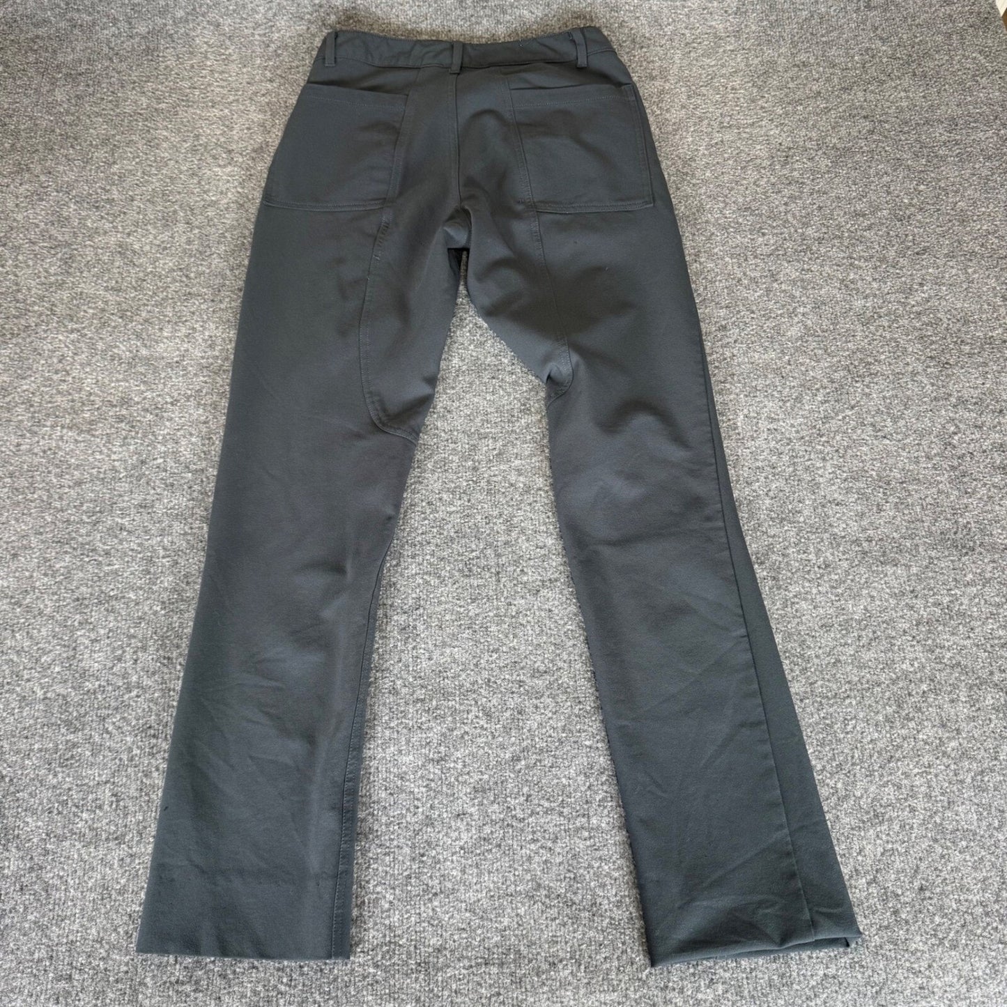 Outlier Pants Mens 28x30 Gray Stretch Moisture Wicking Performance Chinos