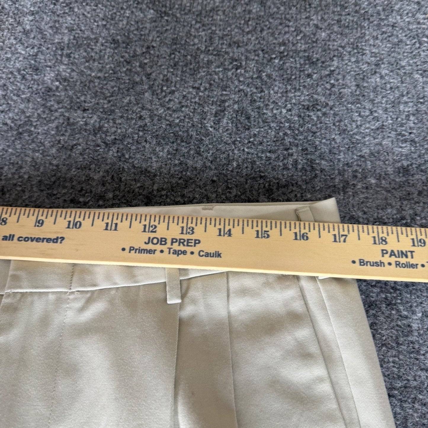 Dockers Mens Pleated Khaki Chino Pants Tan 100% Cotton 34x32 Business Casual