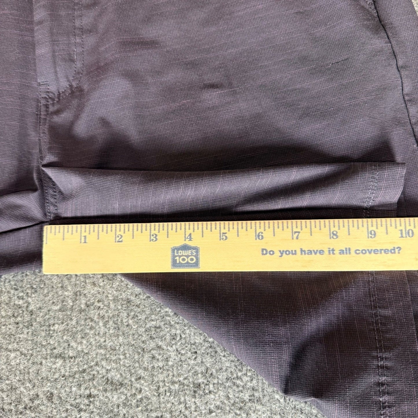 Travis Mathew Golf Shorts Mens 36 Blue Chino Flat Front Performance Activewear