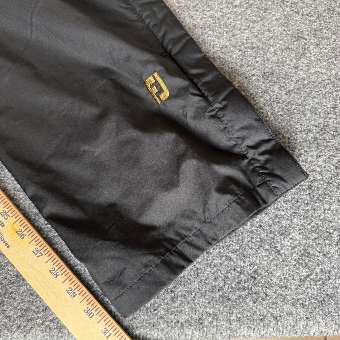 DryJoys FootJoy Pants Mens Black 32x31 Waterproof Golf Rain Windbreaker Athletic