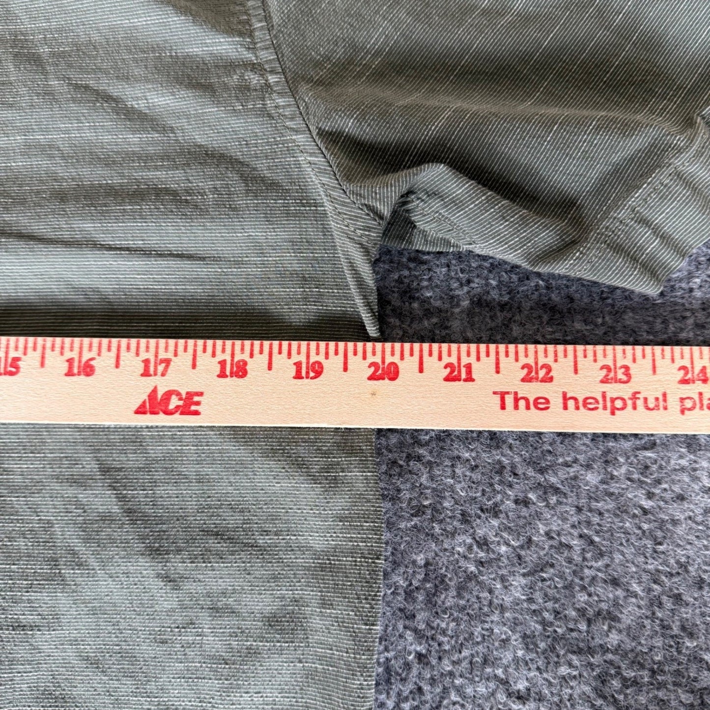 KAVU Shirt Mens Large Green Short Sleeve Button Up Hiking Outdoor Casual Trail