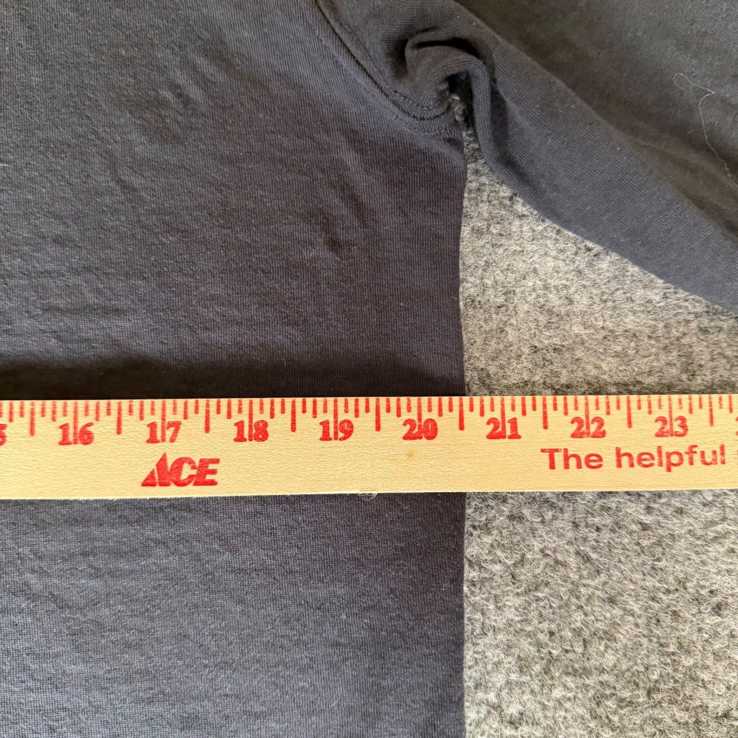 CC Filson Henley Shirt Mens Medium Navy Blue Long Sleeve Cotton Outdoor Workwear