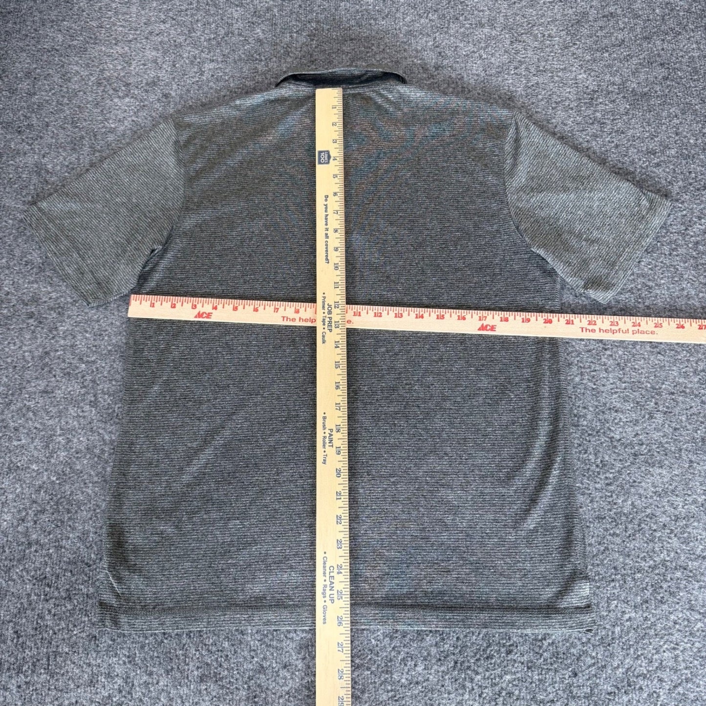 Penn State Nittany Lions Polo Shirt Men Medium Gray NCAA Golf Performance Casual