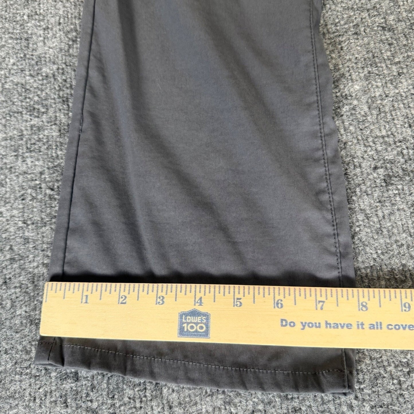 Eddie Bauer Adventure Trek Pants Mens 32x27 Gray Nylon Casual Outdoor Hiking