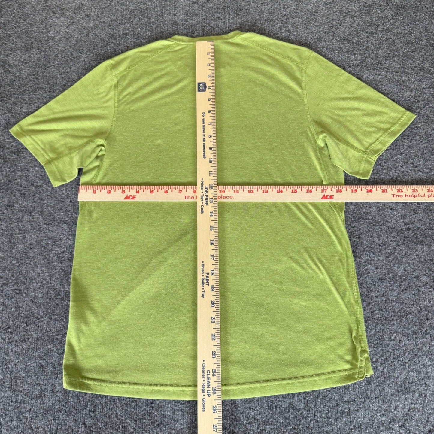 Patagonia Capilene Cool Trail Shirt Mens Small Green Performance Outdoor Hiking