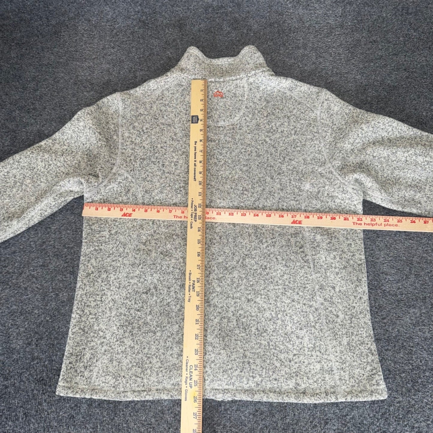 Cabelas XPG Men Large Sweater Fleece Full Zip Jacket Outdoor Hiking Casual Layer