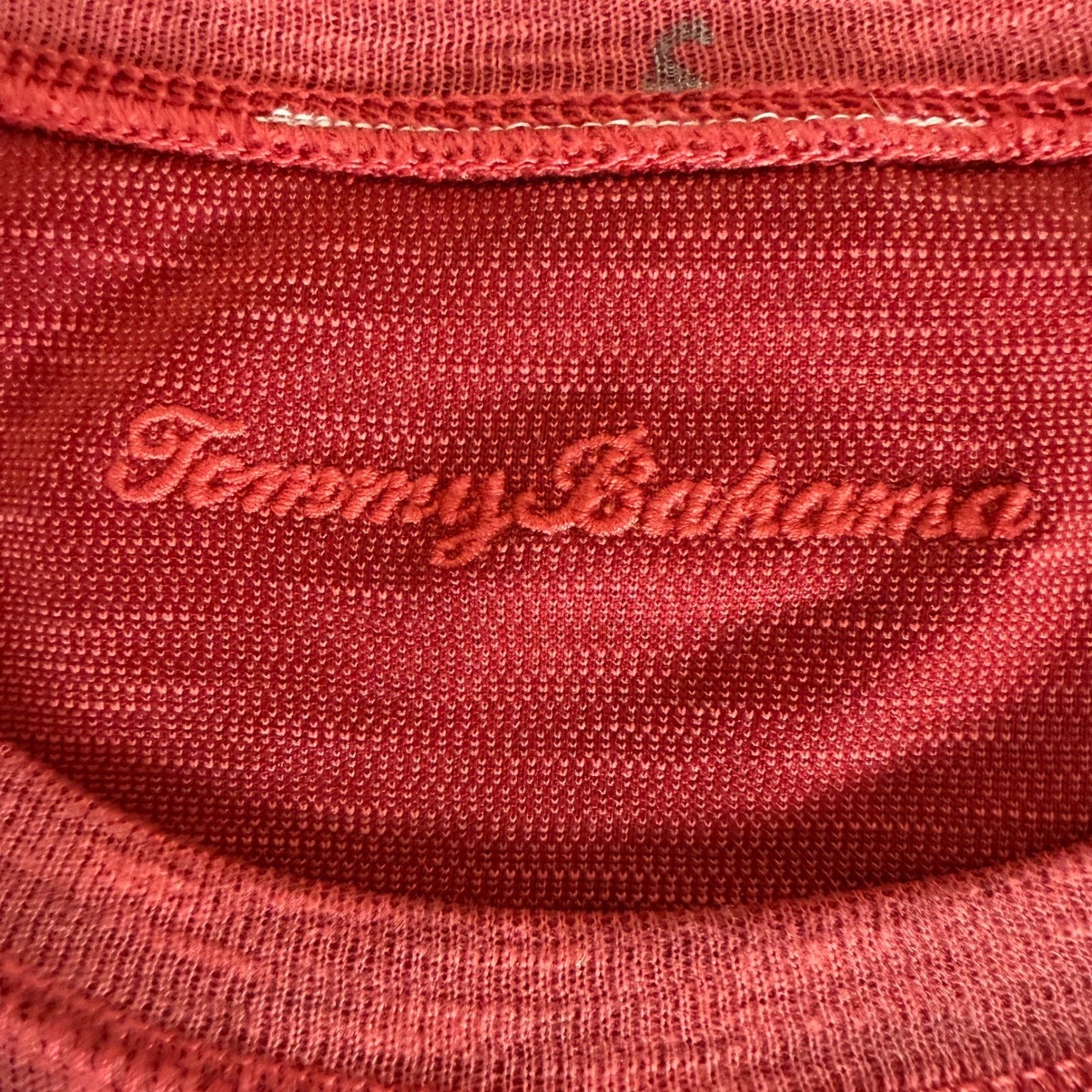 Tommy Bahama Mens XL Red Modal Long Sleeve Crew Neck Shirt Casual Lounge Knit
