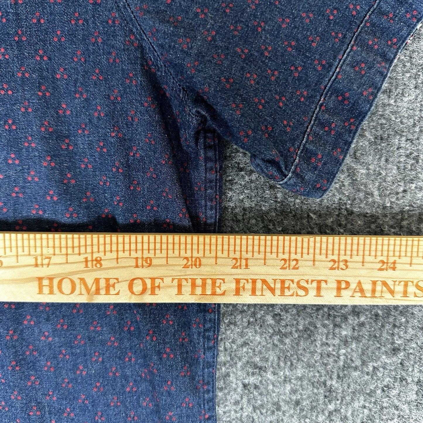 7 Diamonds Shirt Mens Medium Blue Short Sleeve Geometric Button Up Pocket Adult