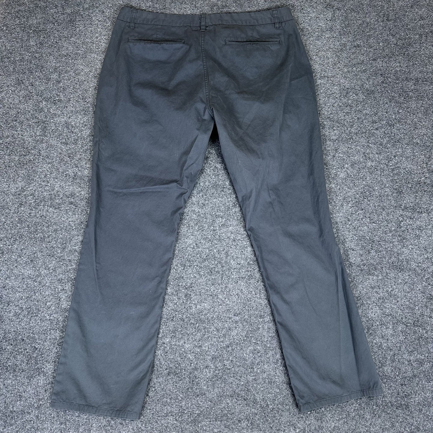 Bonobos Pants Mens 38x30 Gray Slim Straight Golf Chino Mid Rise Casual Adult