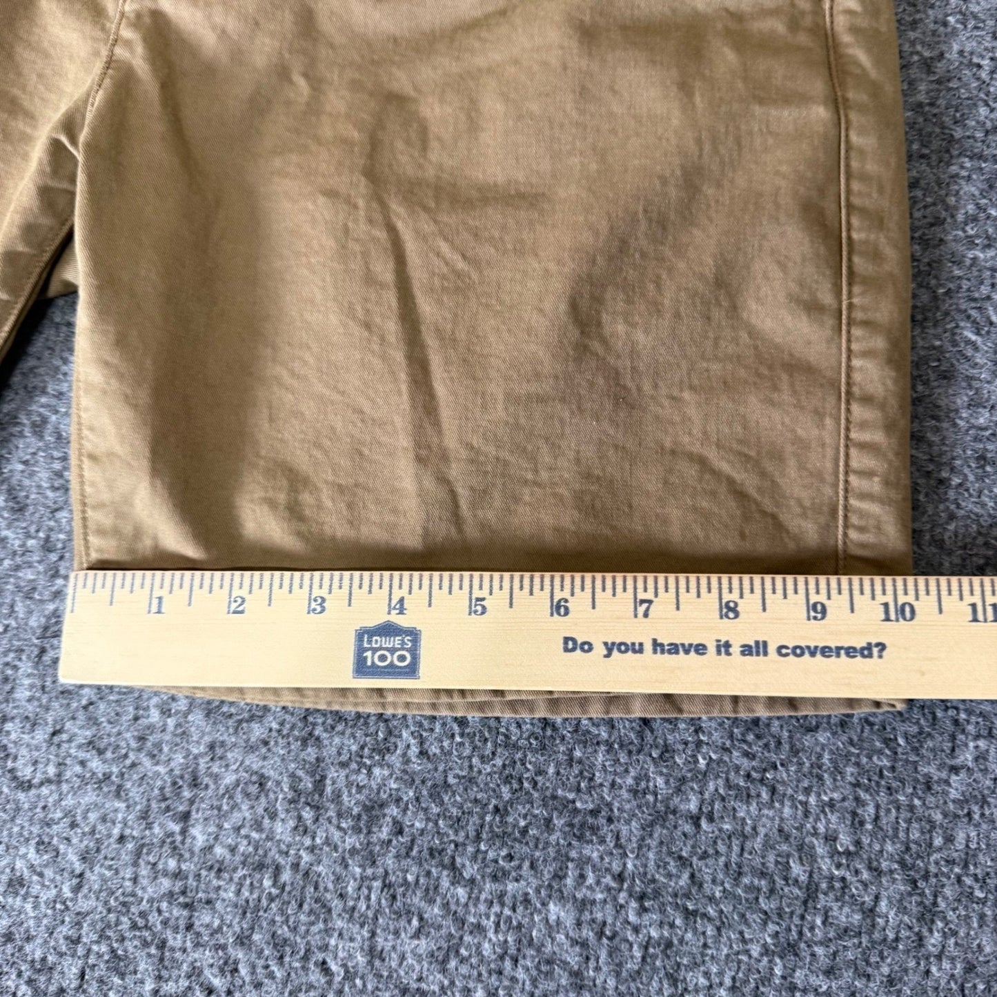 Flint and Tinder Mens 31 Shorts Brown Chino Casual Everyday Comfort Cotton Twill