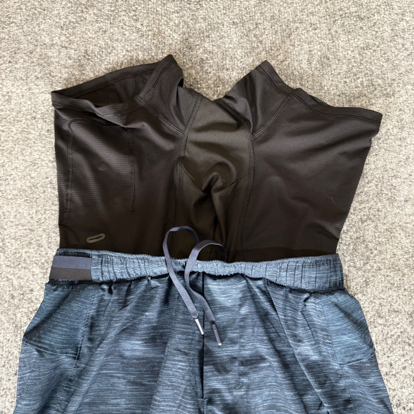 Lululemon Surge Mens Running Shorts Small Blue Athletic Gym Performance Training