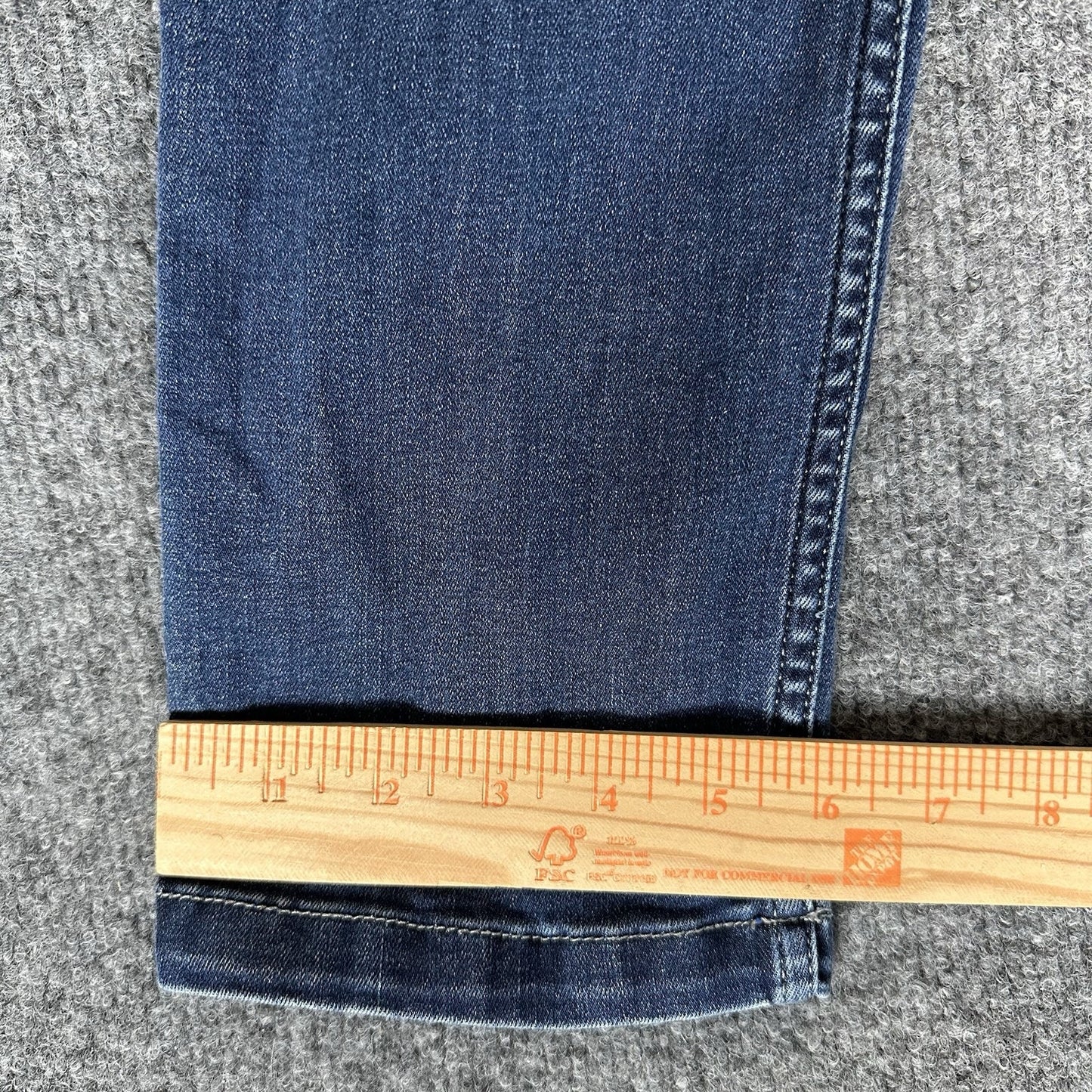 Mugsy Jeans Kinzies Mens 31x29 Blue Denim Straight Leg Stretch Low Rise Adult