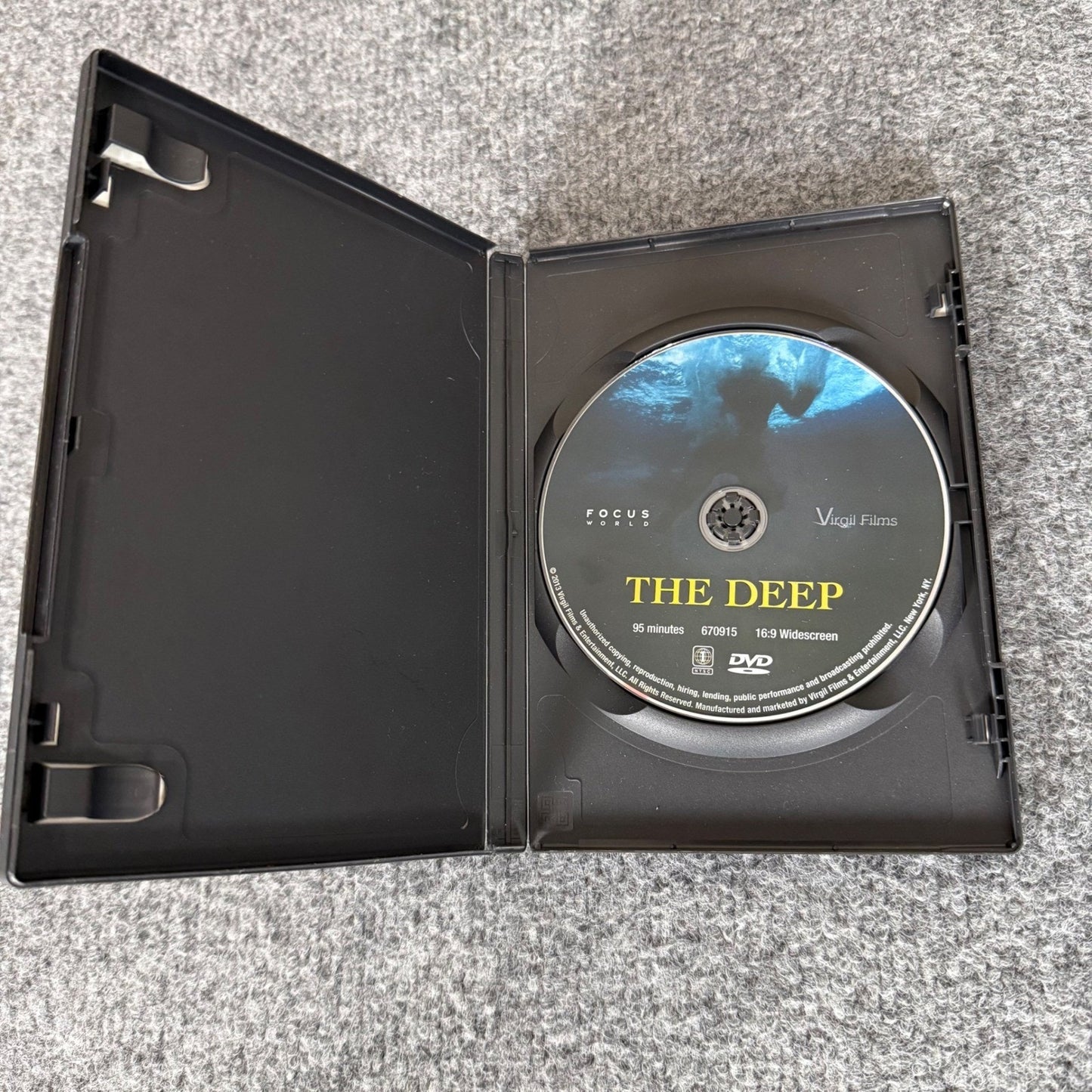 The Deep DVD Survival Thriller Mystery Underwater Treasure Diving Suspense Film