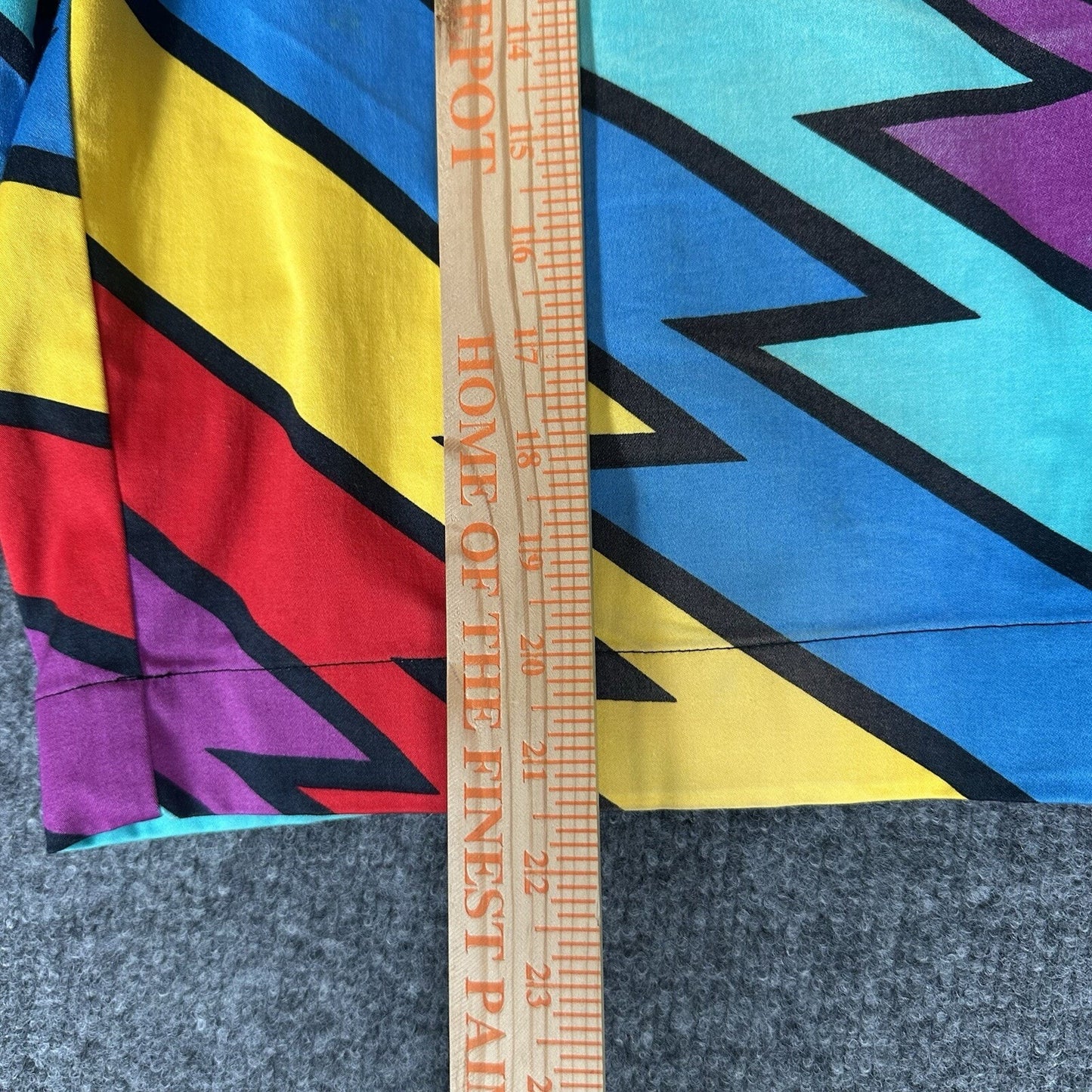 Loudmouth Shorts Mens 36 Colorful Golf Chino Geometric Mid Rise Casual 11" Adult
