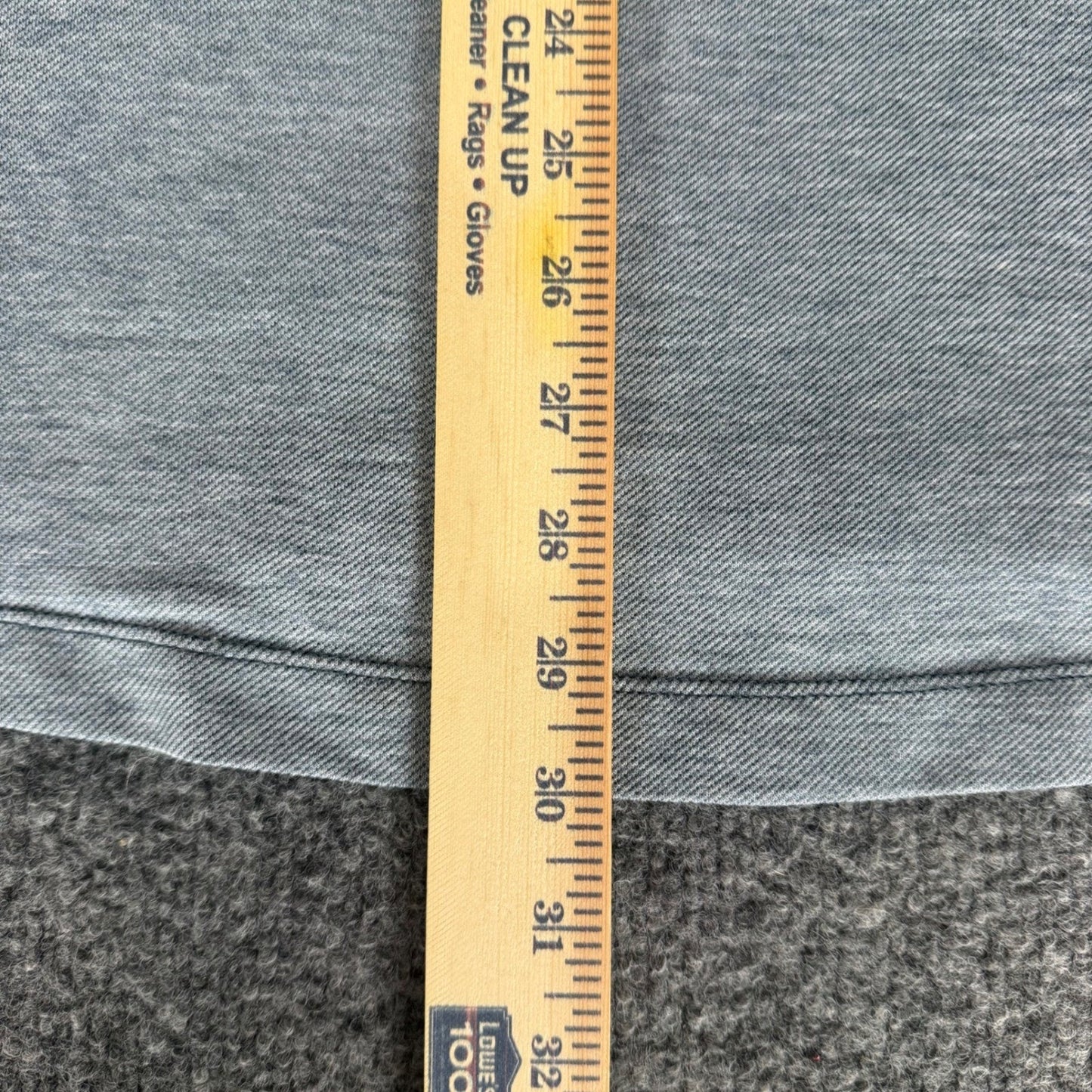 Lululemon Polo Shirt Mens Medium Heather Blue Short Sleeve Performance Stretch