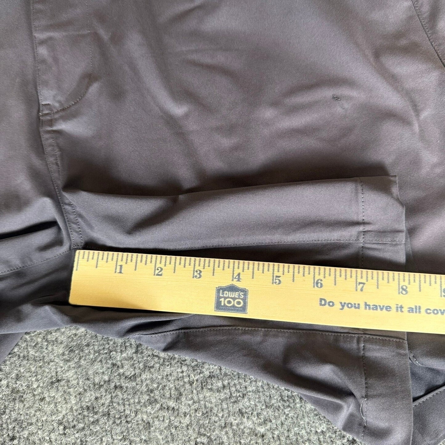 Rhone Golf Shorts Mens 35x10 Gray Moisture Wicking Casual Athletic Performance
