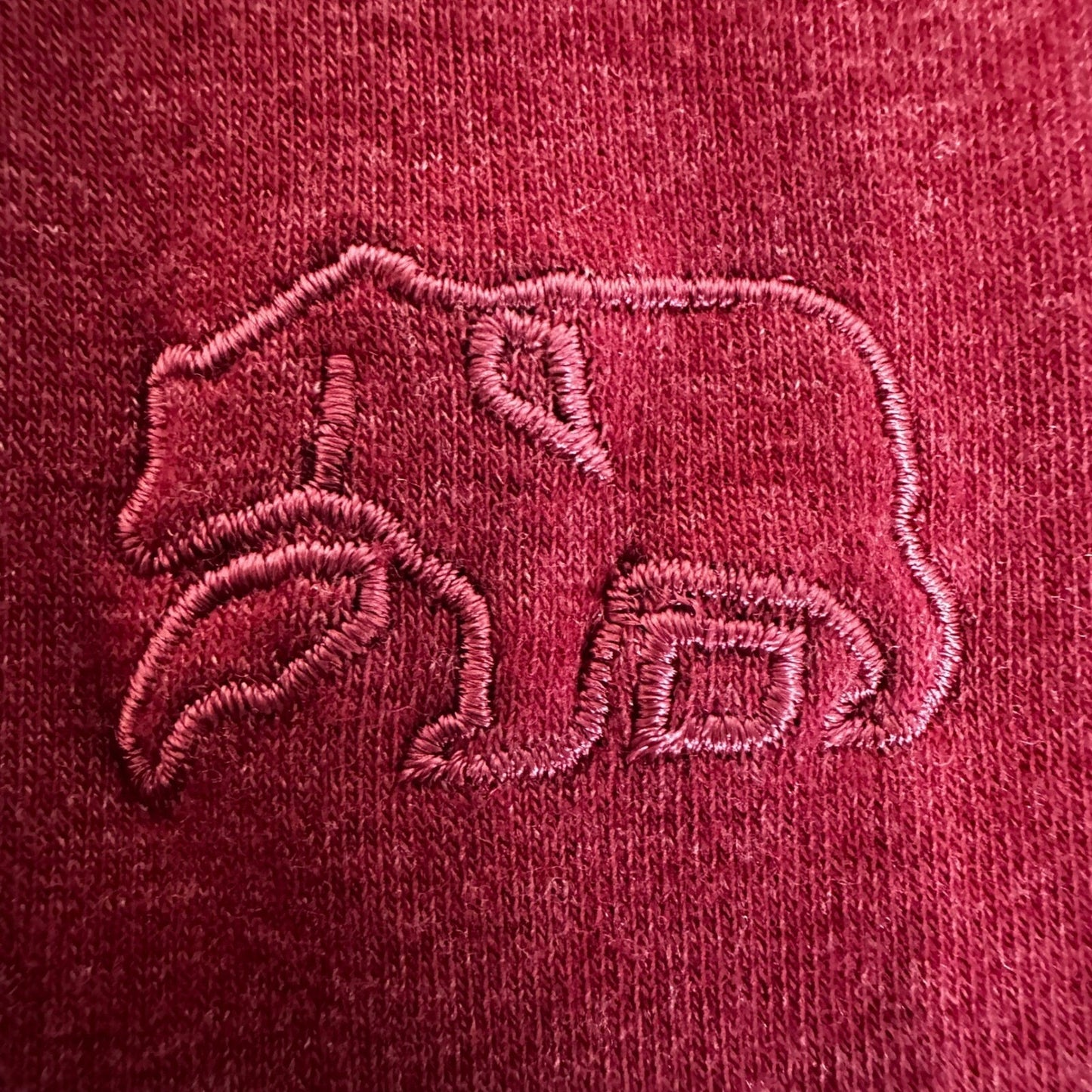 The Normal Brand Henley Shirt Mens XL Red Long Sleeve Cotton Casual Pullover Top