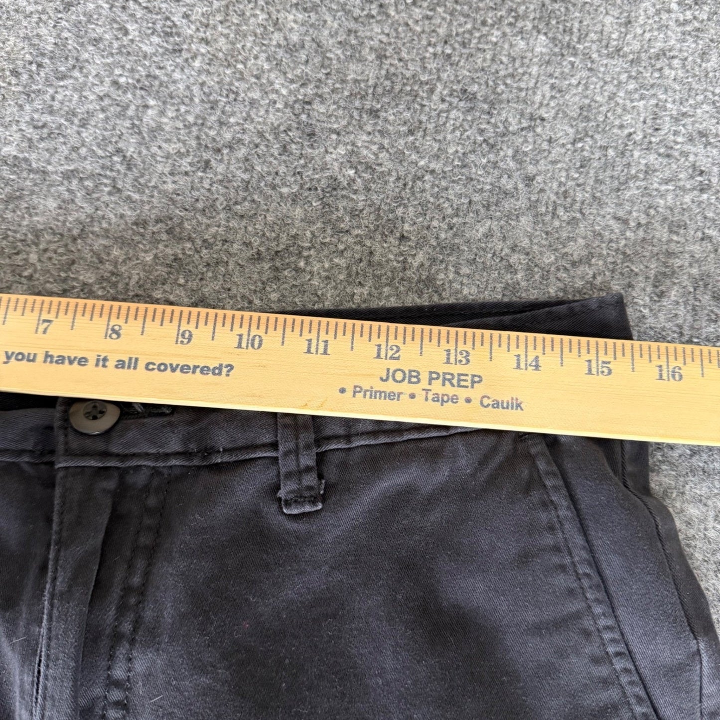 Vans Mens Relaxed Fit Chino Pants Black Cotton 31x29 Skate Casual Streetwear