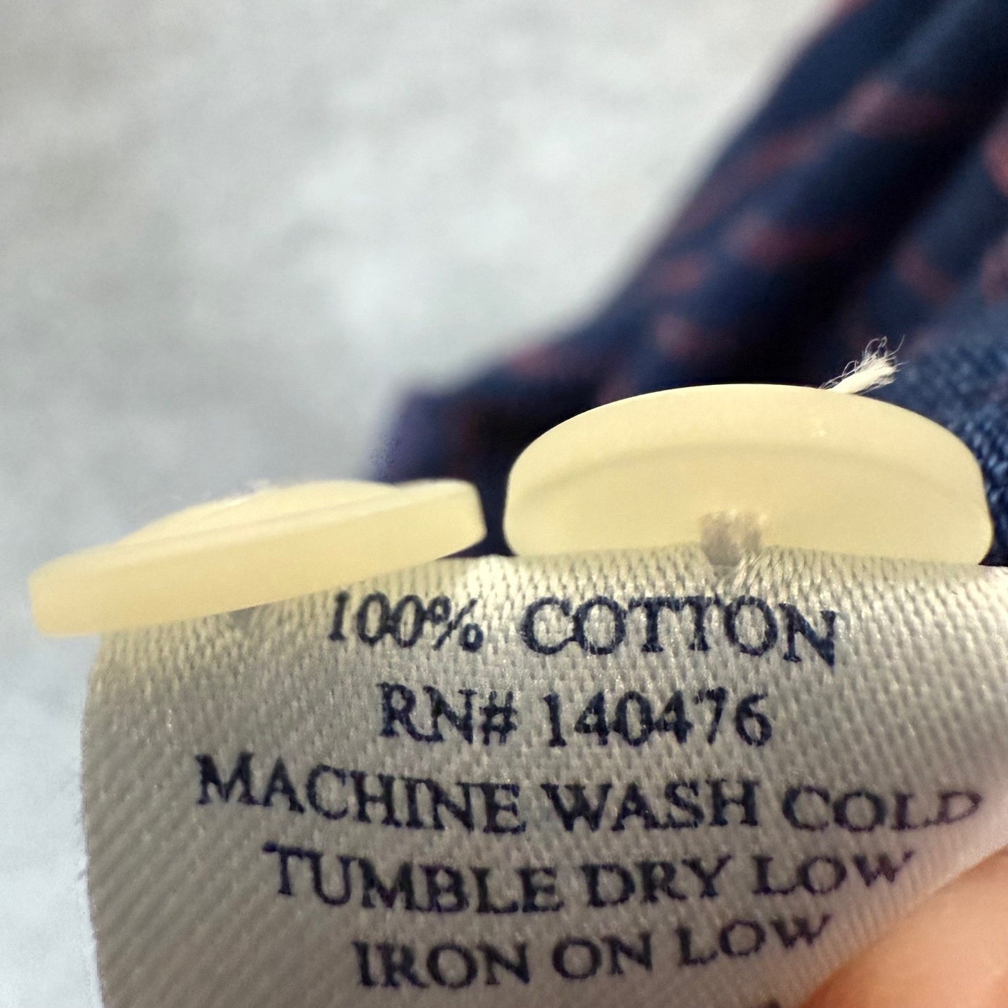 Faherty Polo Shirt Men Small Blue Striped Short Sleeve Cotton Casual Surf Preppy