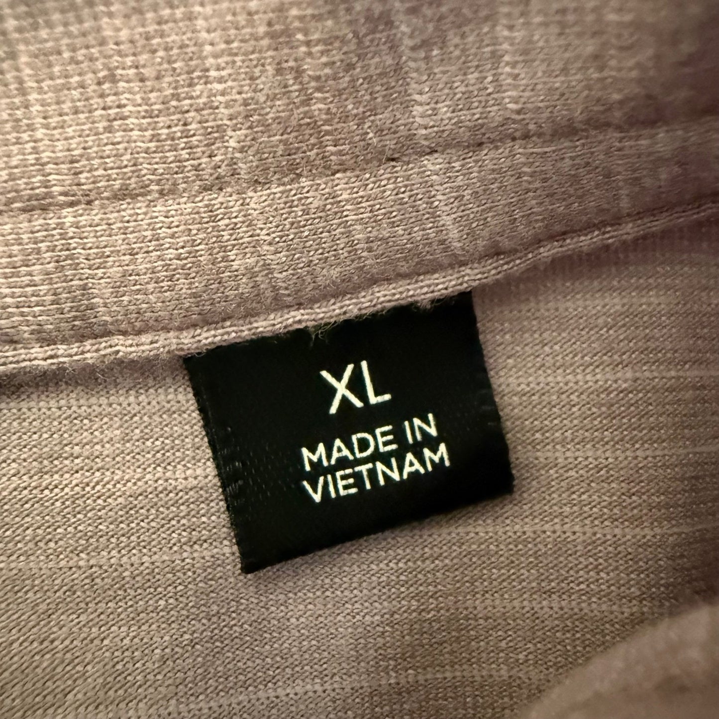 Travis Mathew Polo Shirt Mens XL Purple Striped Golf Performance Short Sleeve