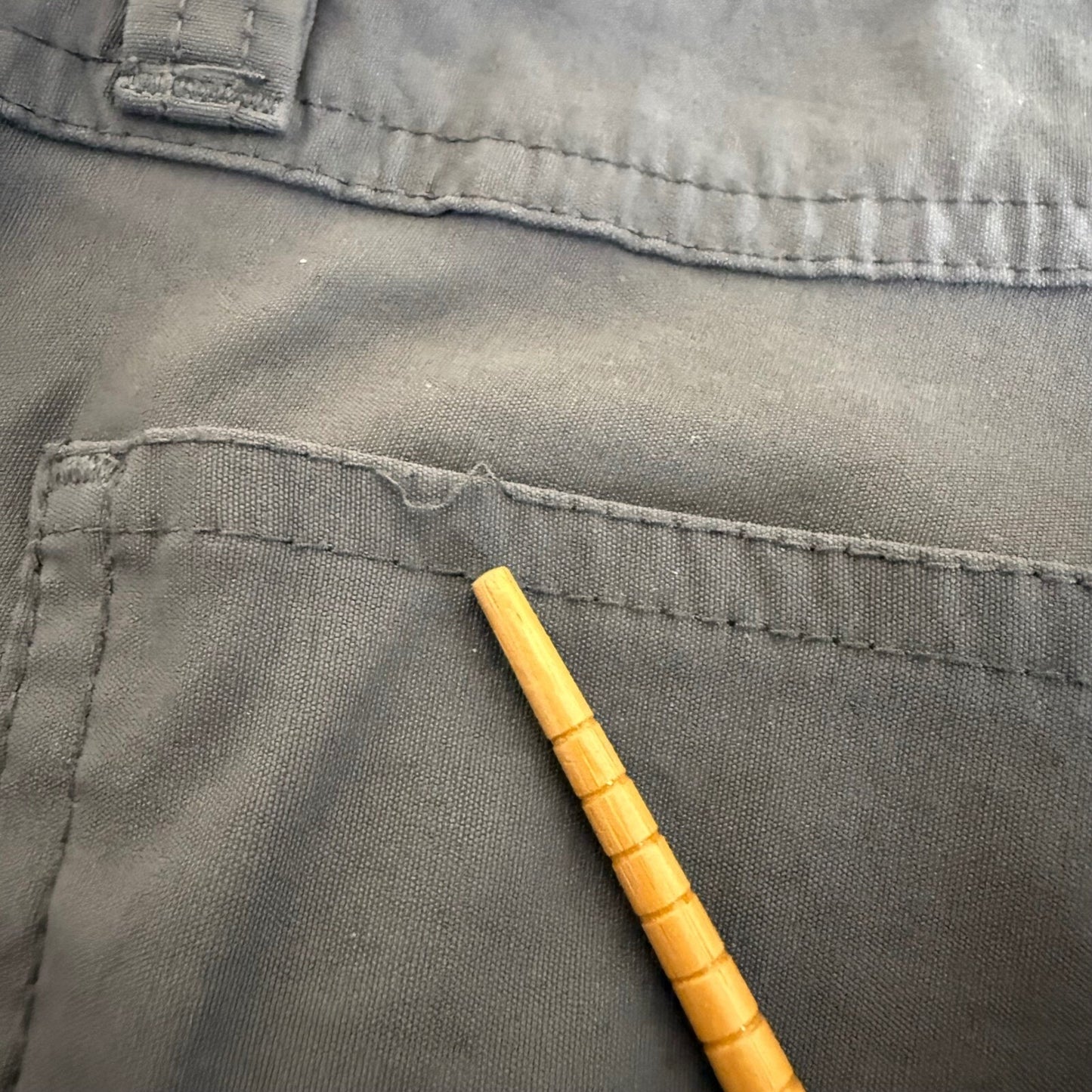 Eddie Bauer Adventure Trek Pants Mens 32x27 Gray Nylon Casual Outdoor Hiking