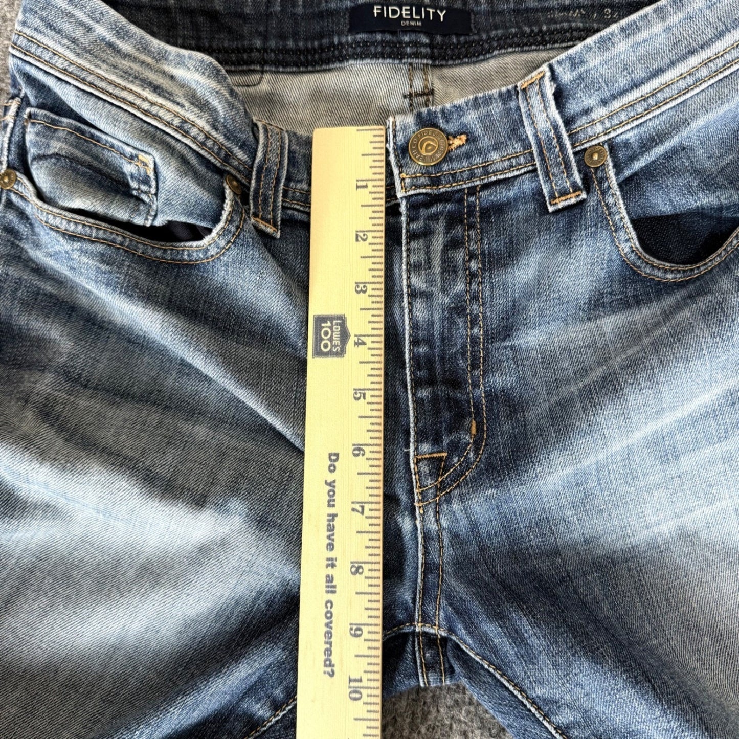 Fidelity Denim Jimmy Exile Vintage Mens Jeans Blue 32x30 Casual Made in USA