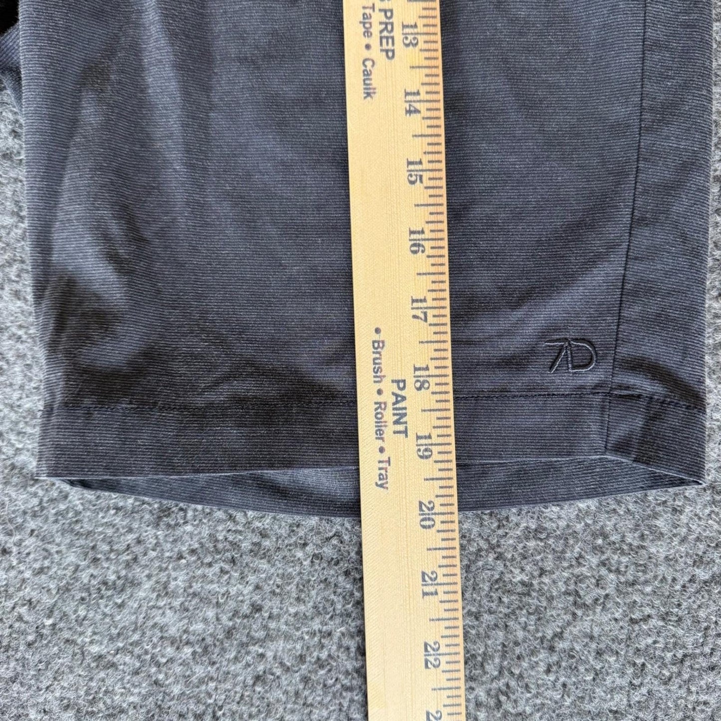 7 Diamonds Intertidal Performance Shorts Mens 32 Gray Casual Athletic Stretch